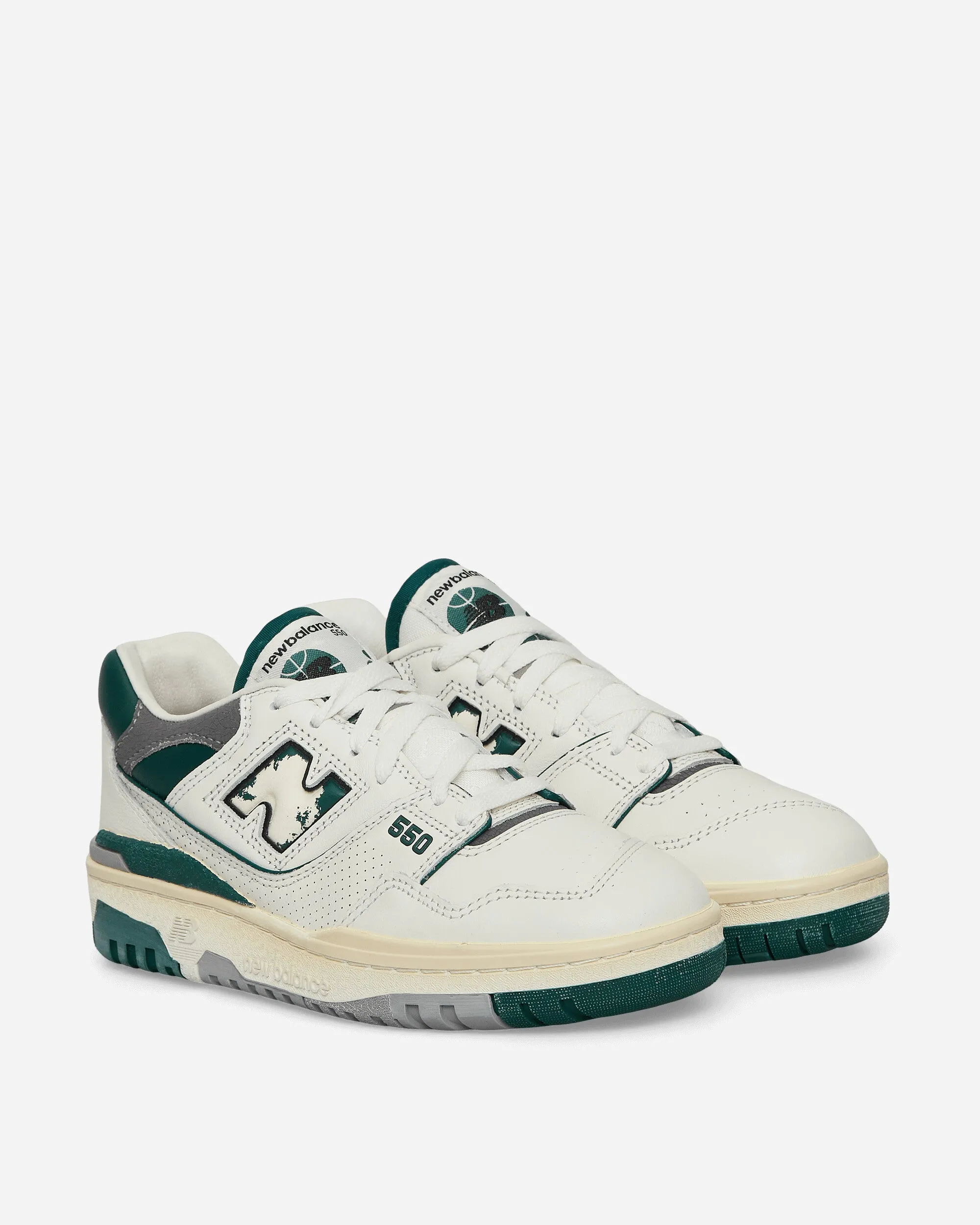 550 Sneakers Sea Salt / Midnight Green