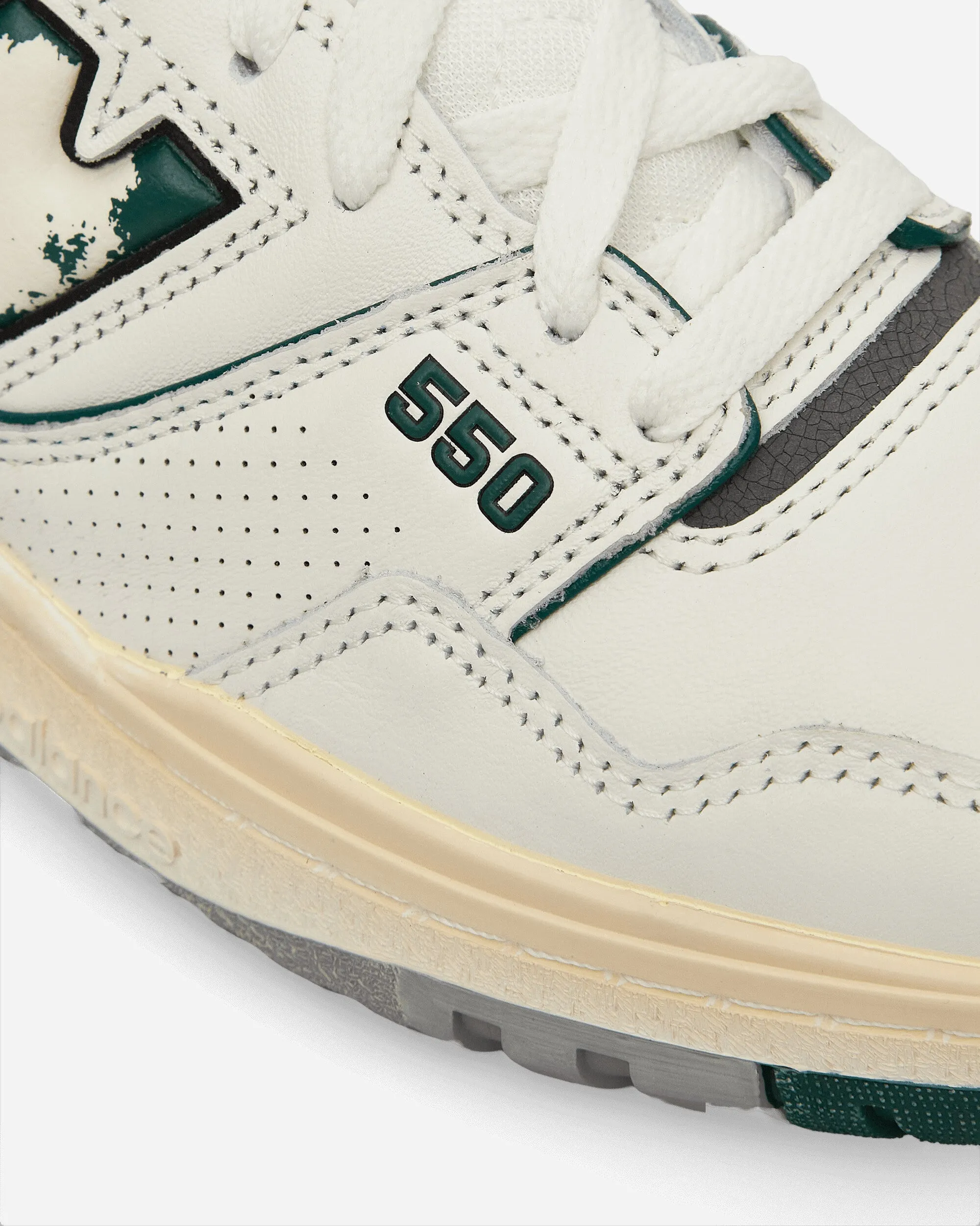 550 Sneakers Sea Salt / Midnight Green