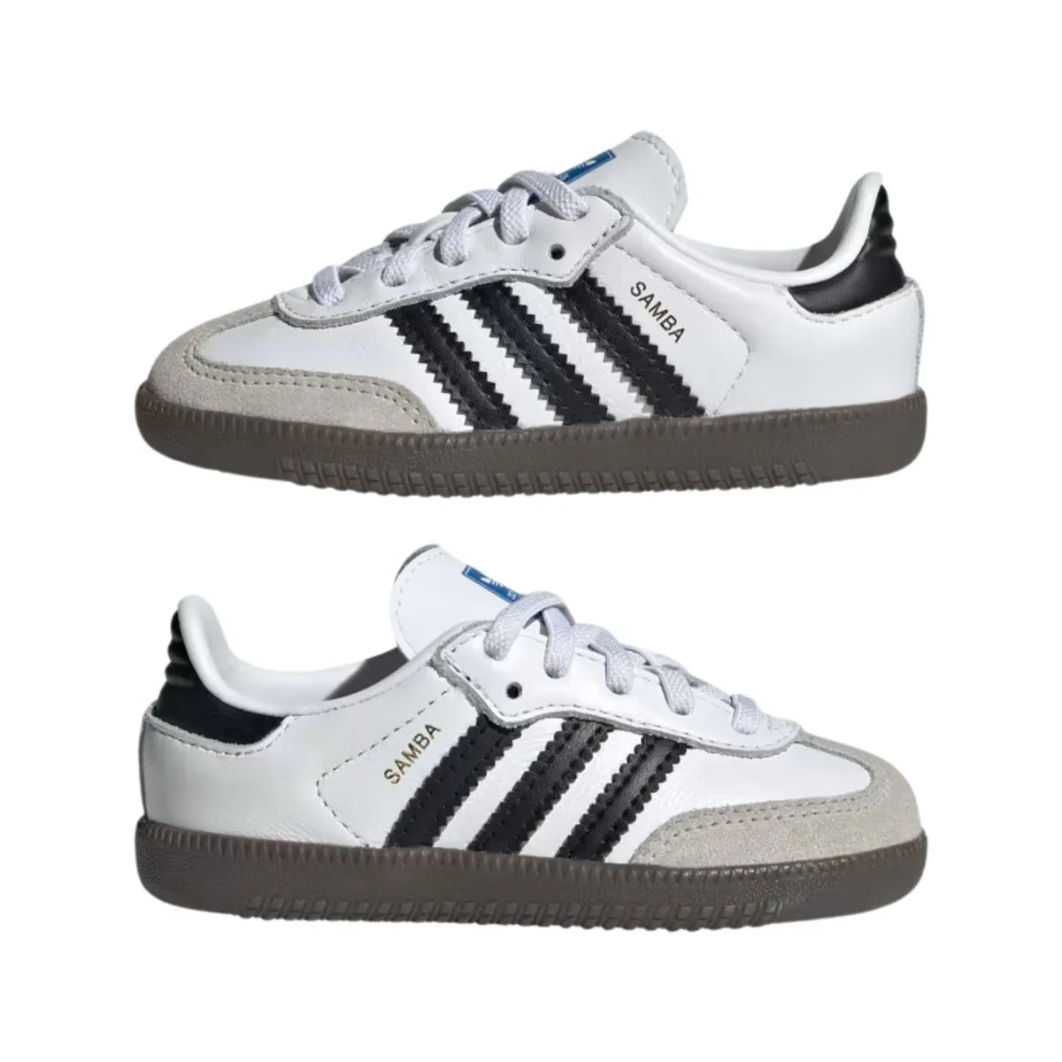 Adidas Toddler's Samba OG Cloud White/Core Black/Gum