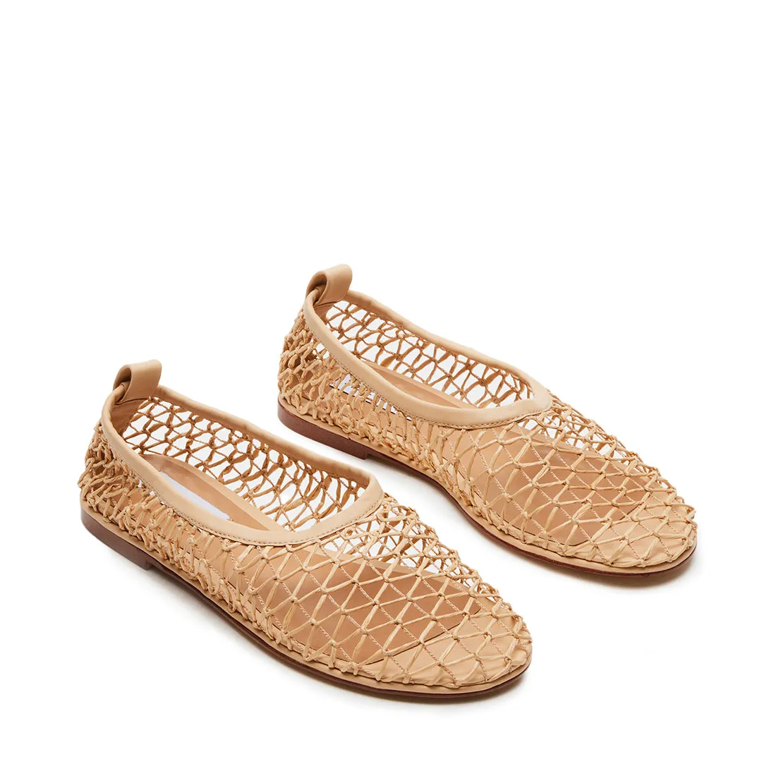 Ambrosia Flat Shoe TAN