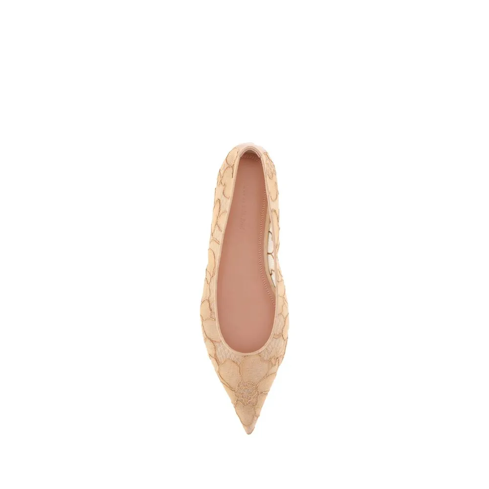Amina Muaddi Barbara Women's Ballerinas