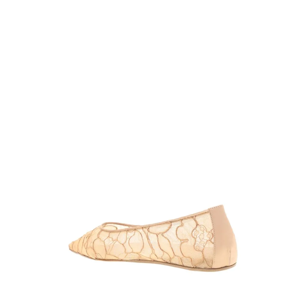 Amina Muaddi Barbara Women's Ballerinas
