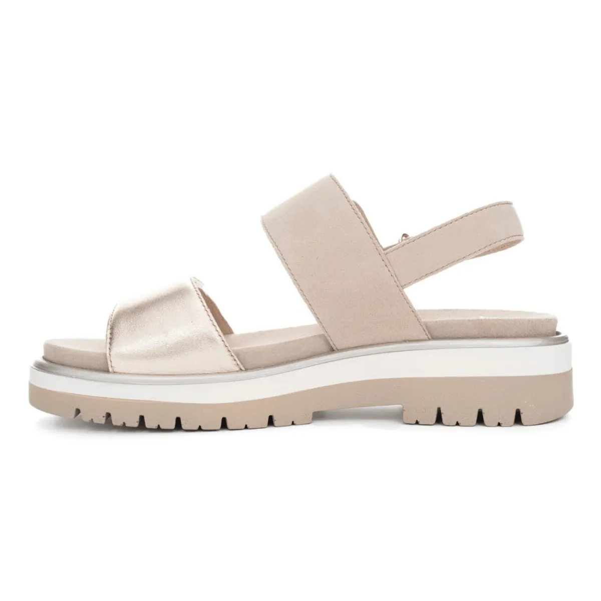 Ara Women's Marbella Sand Metallic Leather