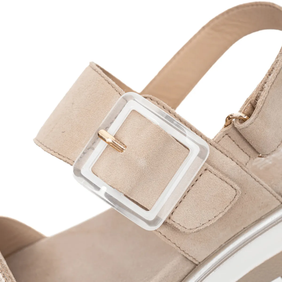Ara Women's Marbella Sand Metallic Leather