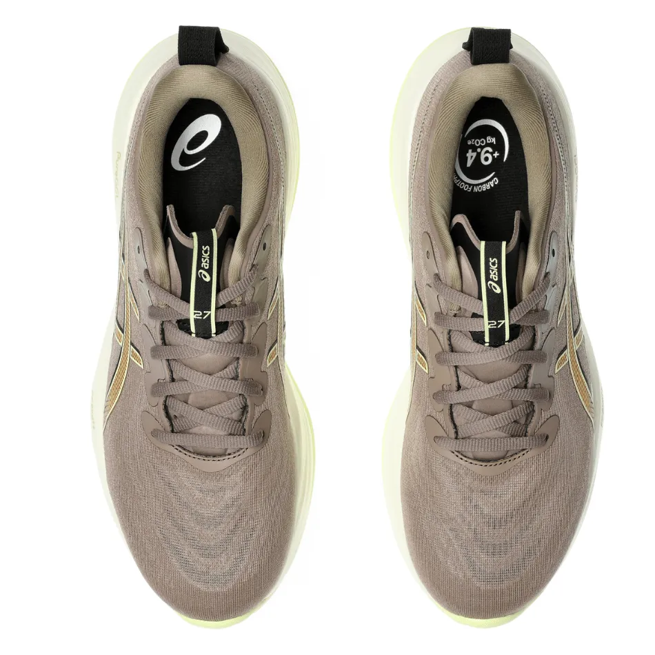 ASICS Men's GEL-CUMULUS 27 Running Shoes in Taupe Grey/Black SS25