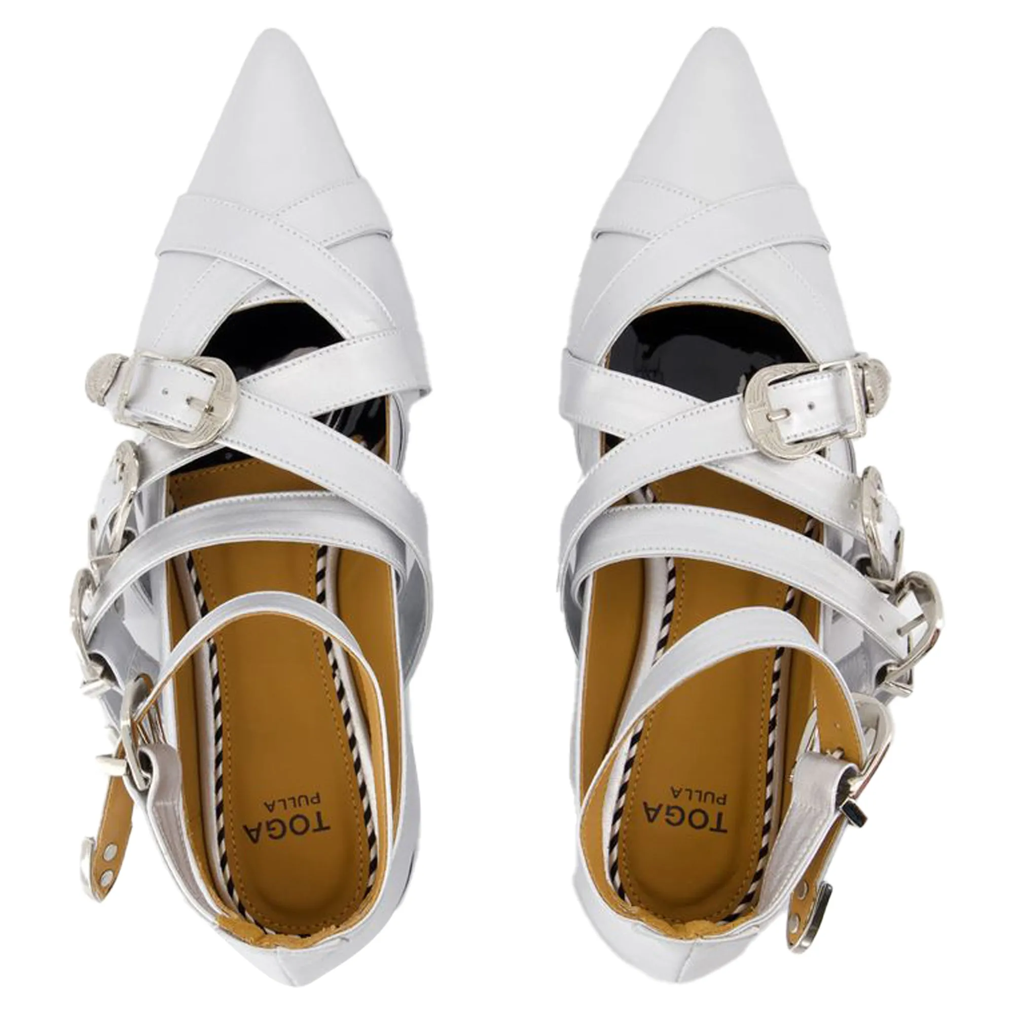 Ballerinas Aj926 - Toga Pulla - Leather - Silver
