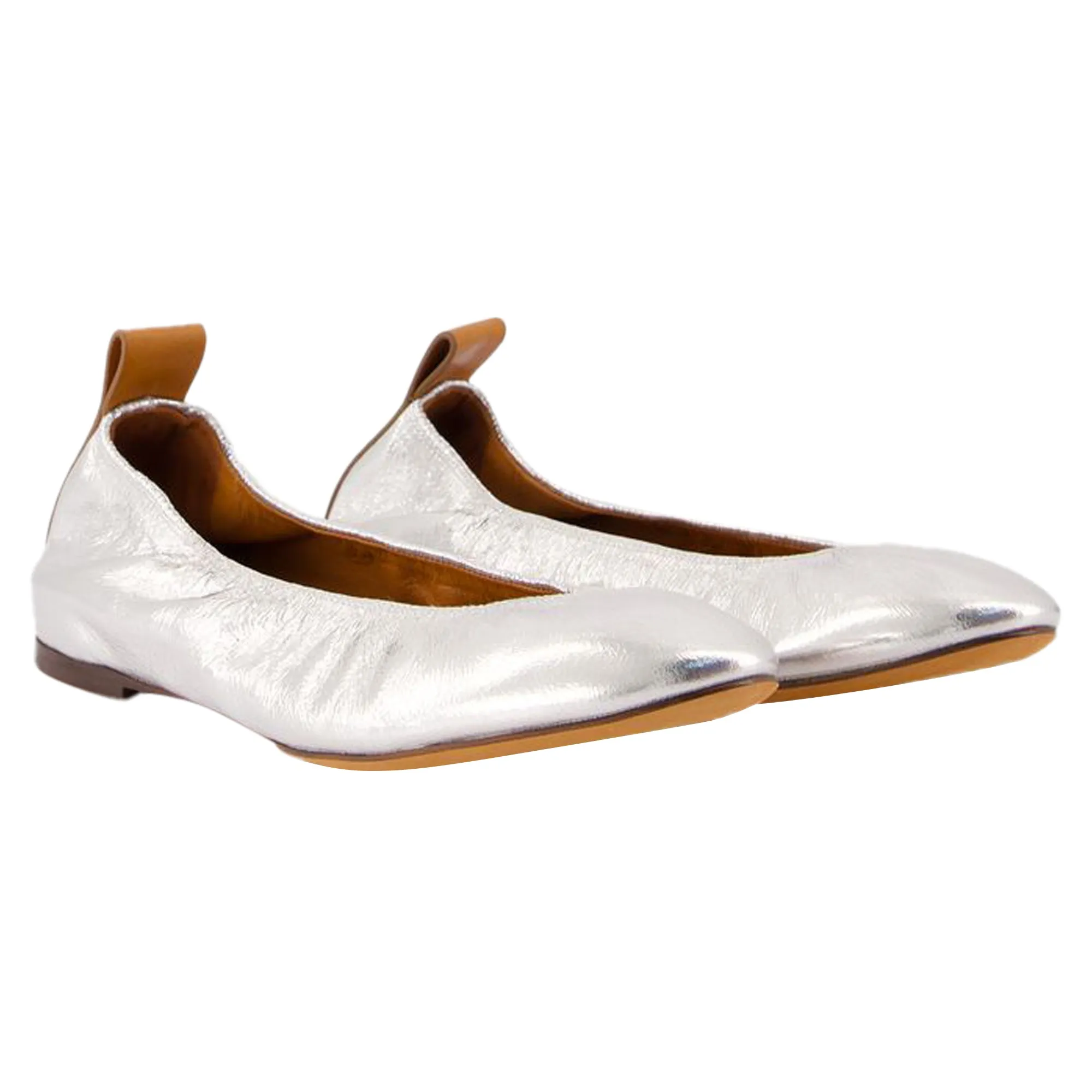 Ballerinas - Lanvin - Leather - Silver