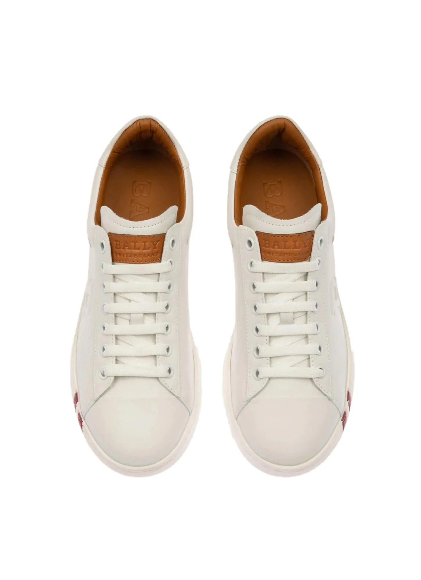 Bally Wivian 6205880 Women's White Leather Sneakers