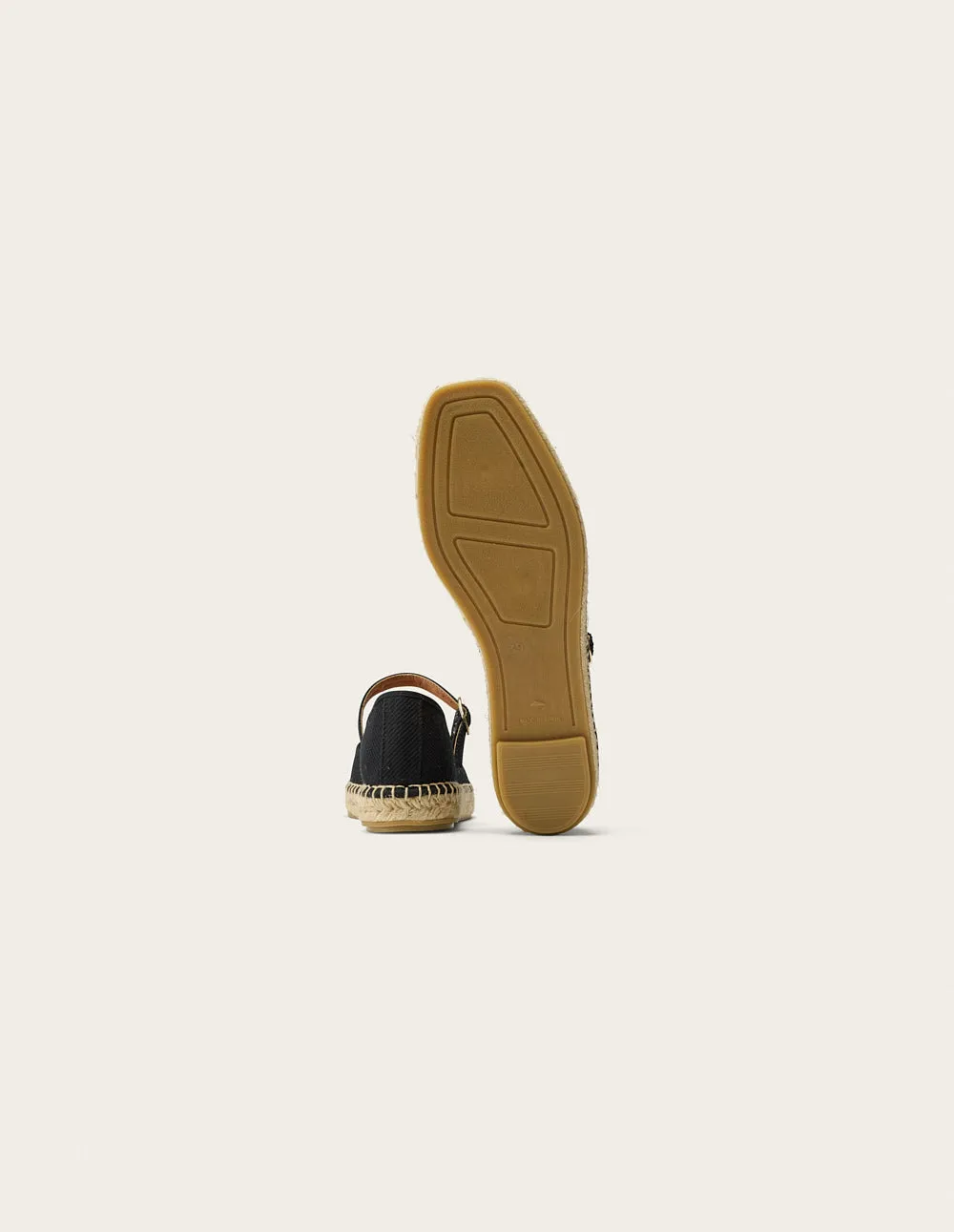 Bebi Espadrilles - Black canvas