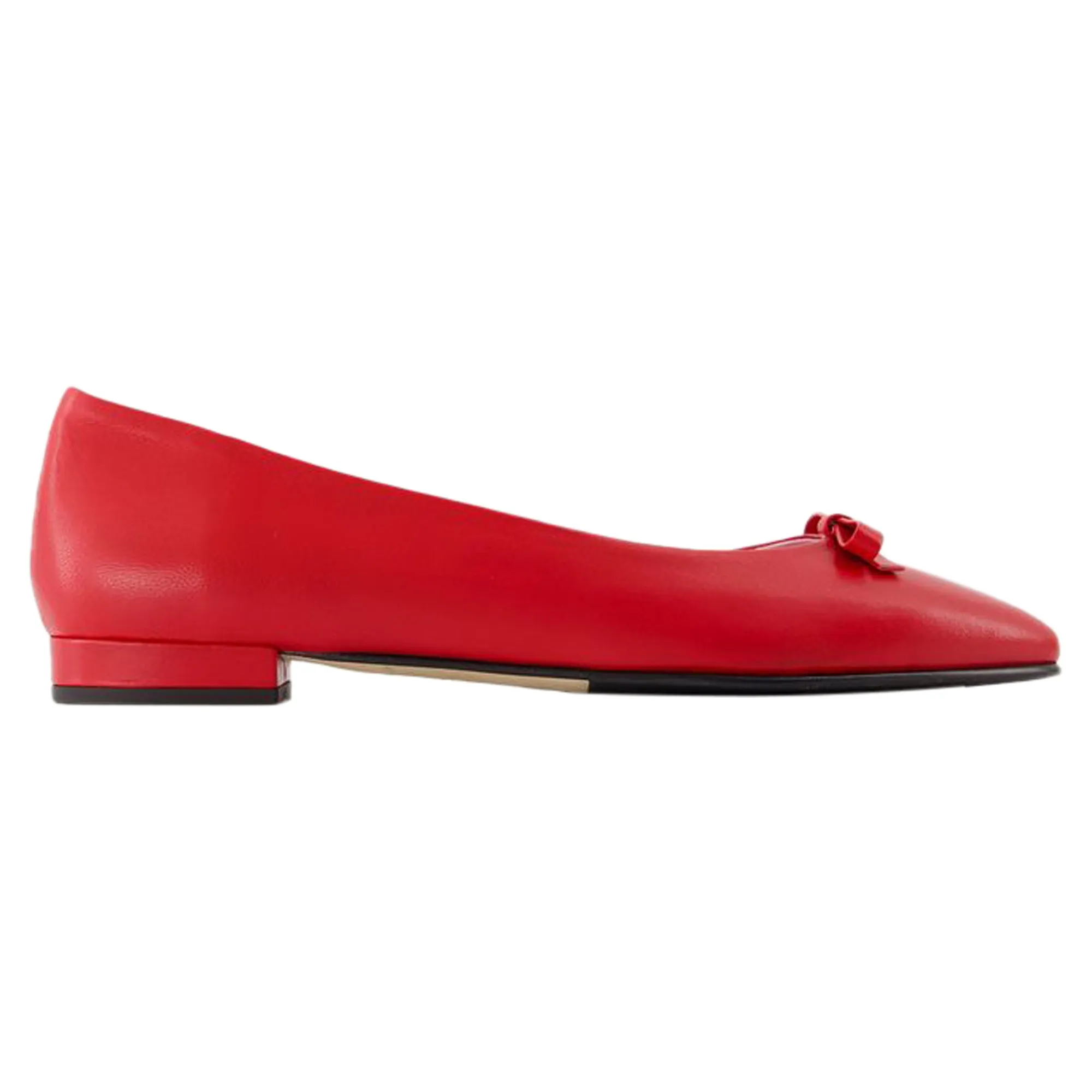 Bella Ballerinas - Carel - Leather - Red