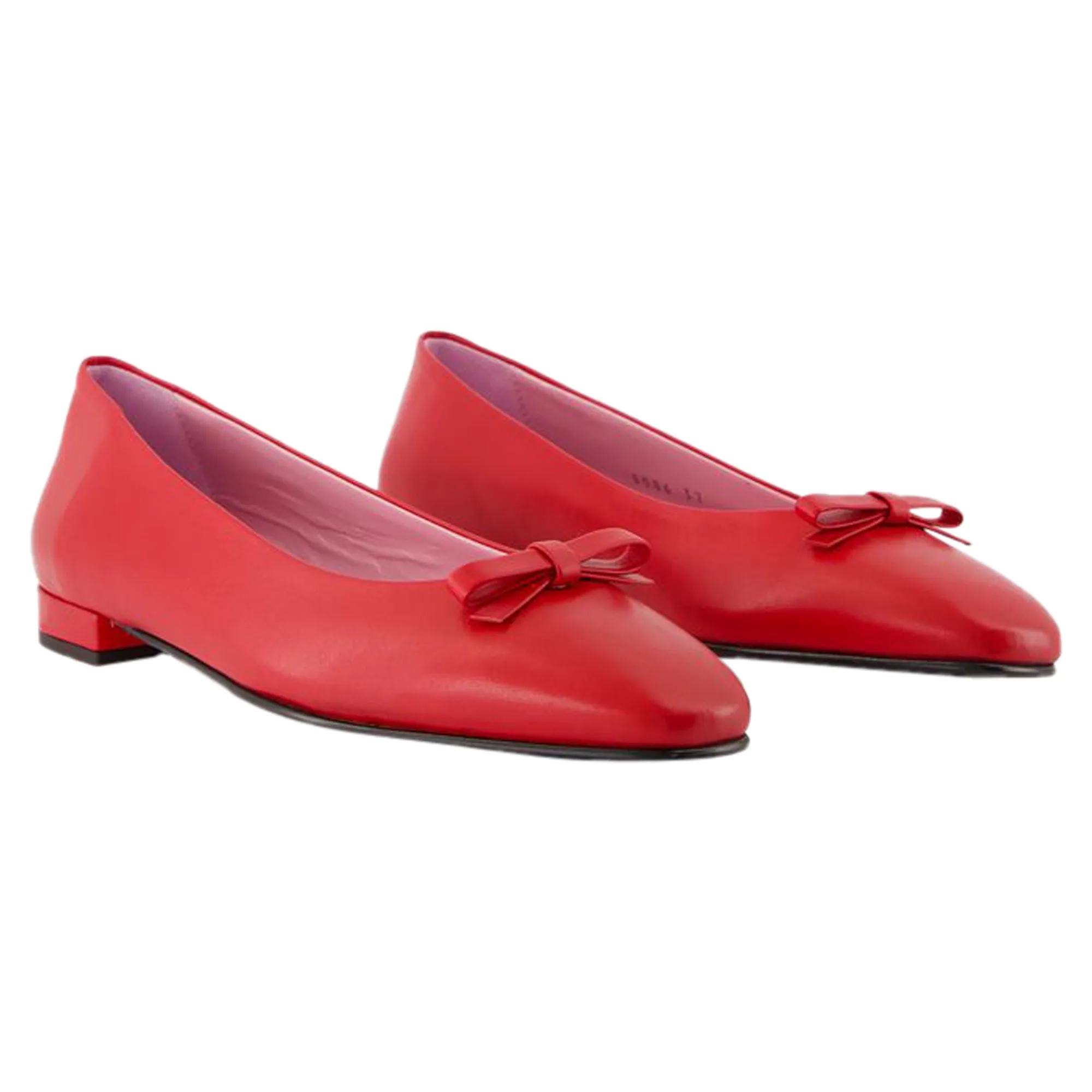 Bella Ballerinas - Carel - Leather - Red