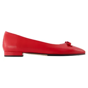 Bella Ballerinas - Carel - Leather - Red