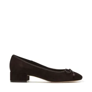 Cherisher Flat Shoe CHOCOLATE BROWN SUEDE