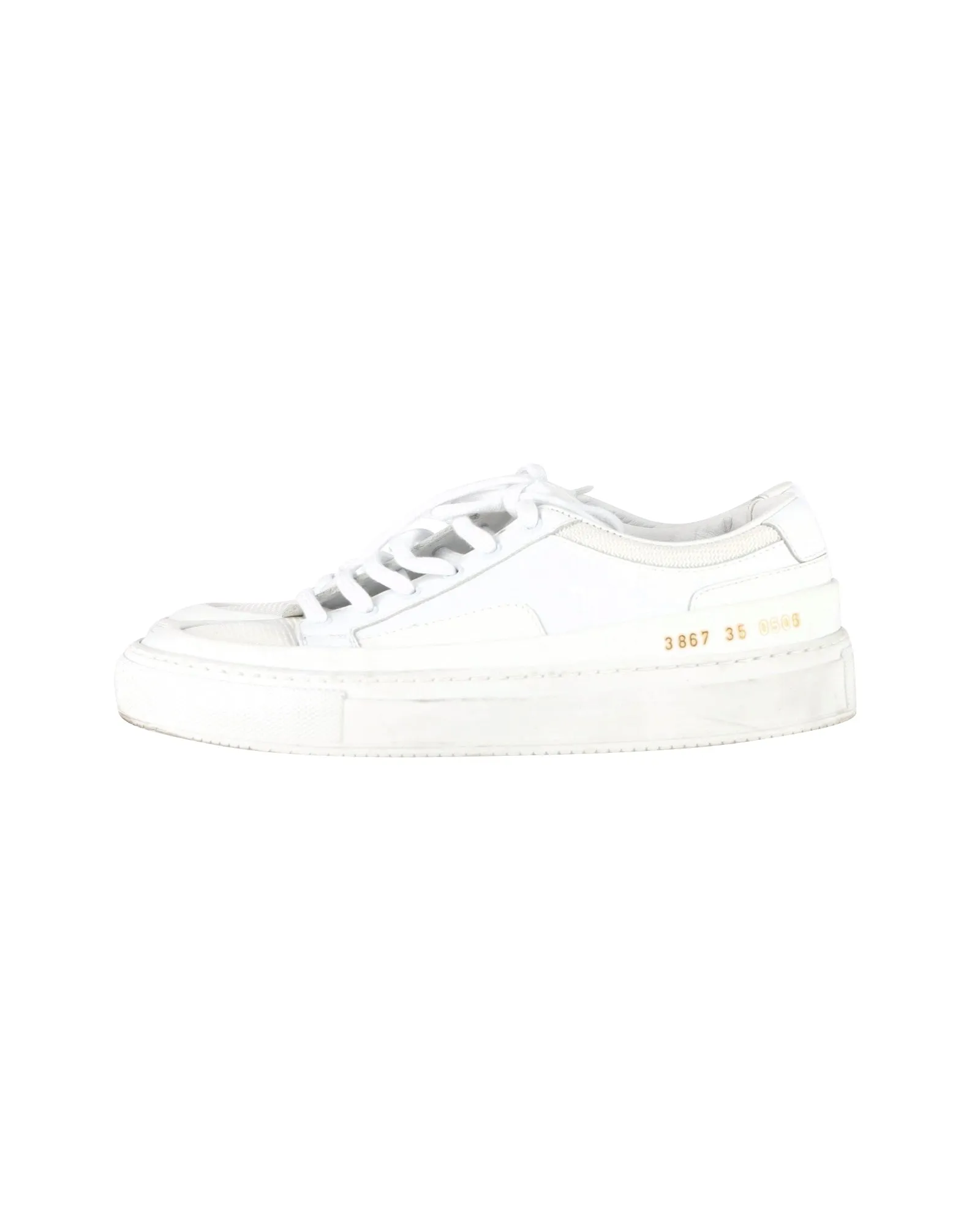 Common Projects Achilles Super Sneakers in White Leather