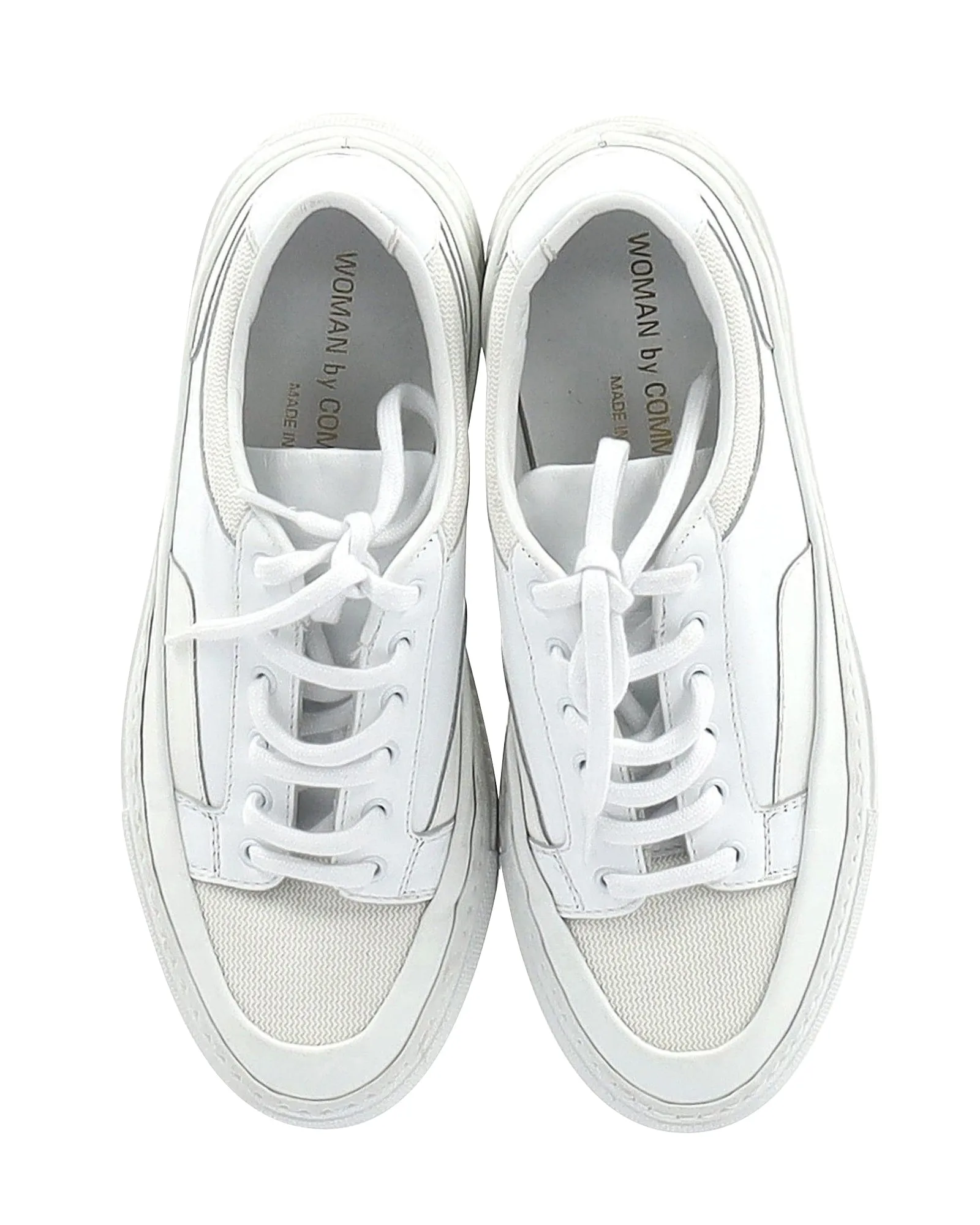 Common Projects Achilles Super Sneakers in White Leather