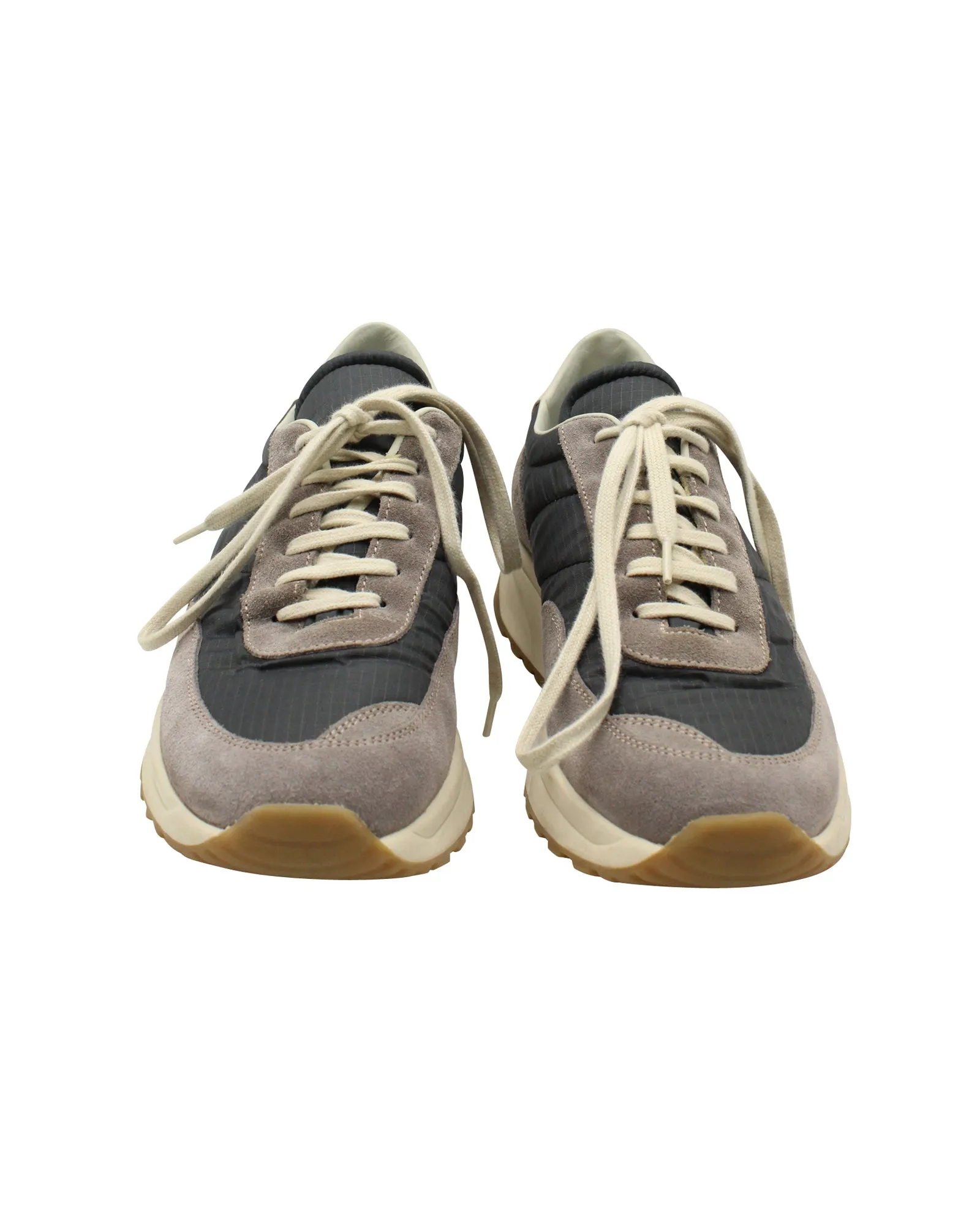 Common Projects Track Classic Low Top Sneakers in Grey Suede
