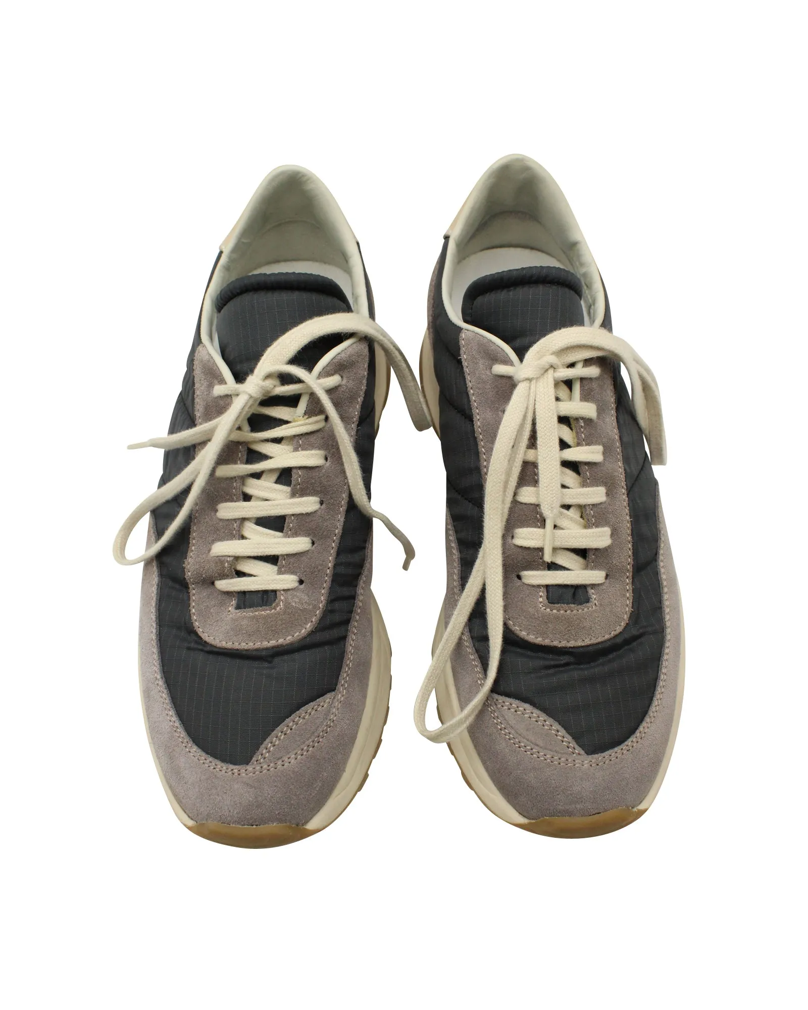 Common Projects Track Classic Low Top Sneakers in Grey Suede
