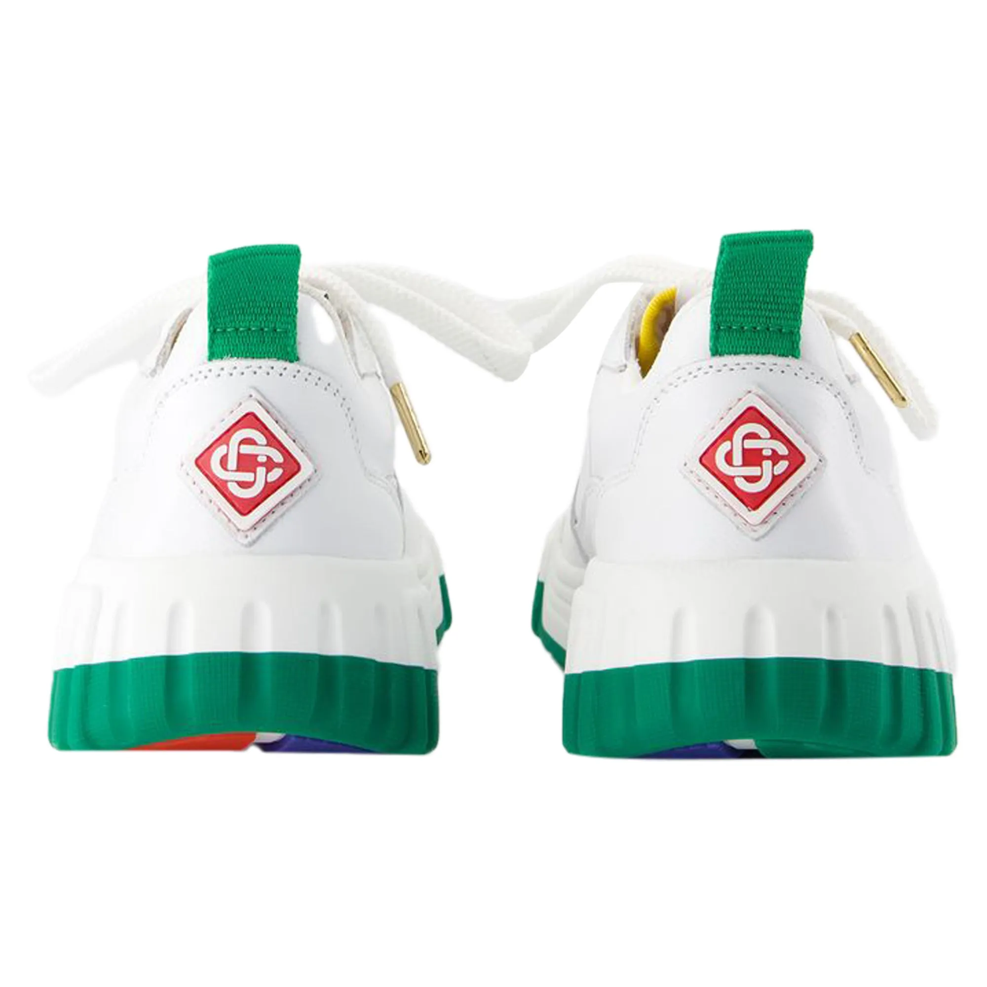 Court Sneakers - Casablanca - Leather - White/Green