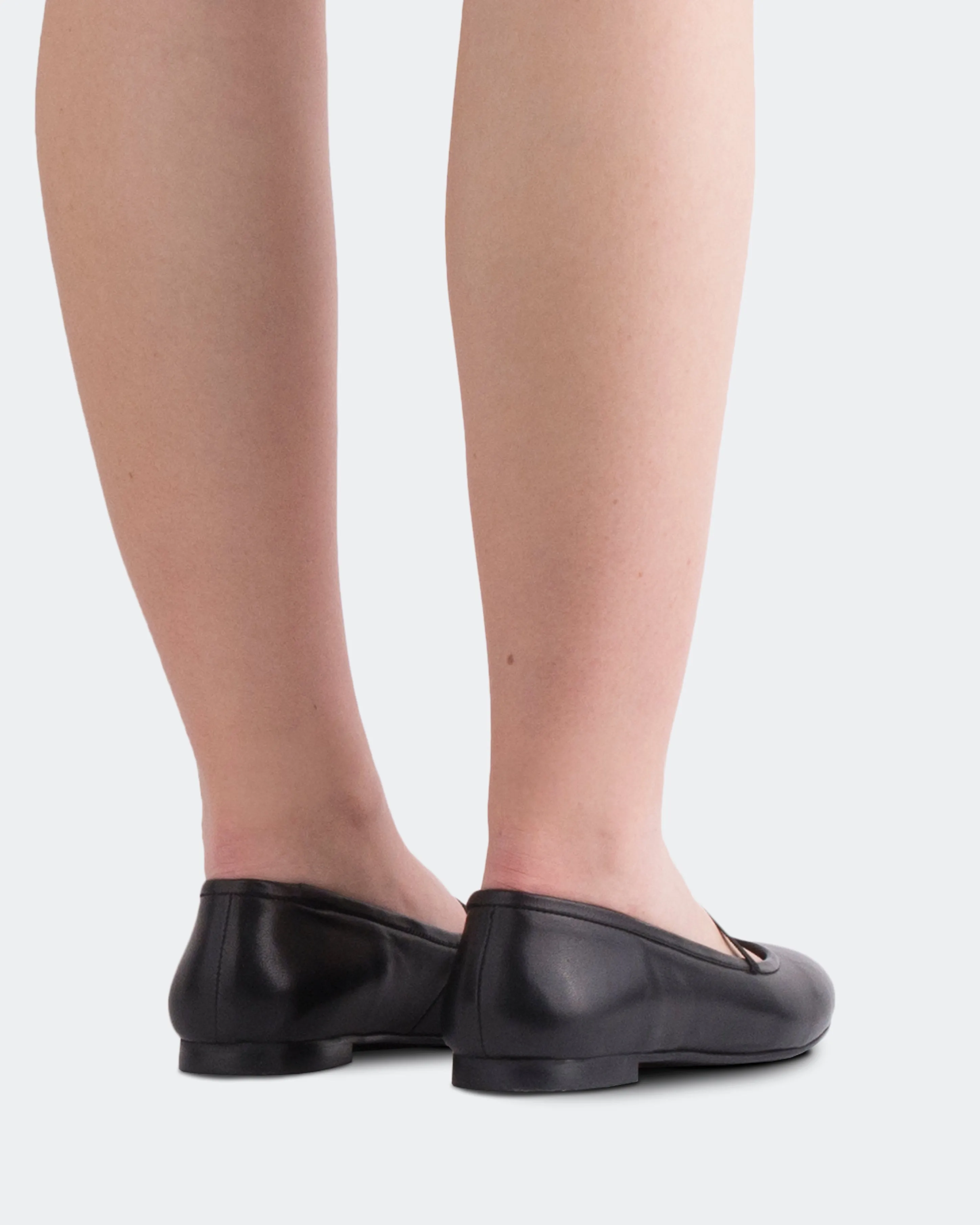 Darcey Black Leather