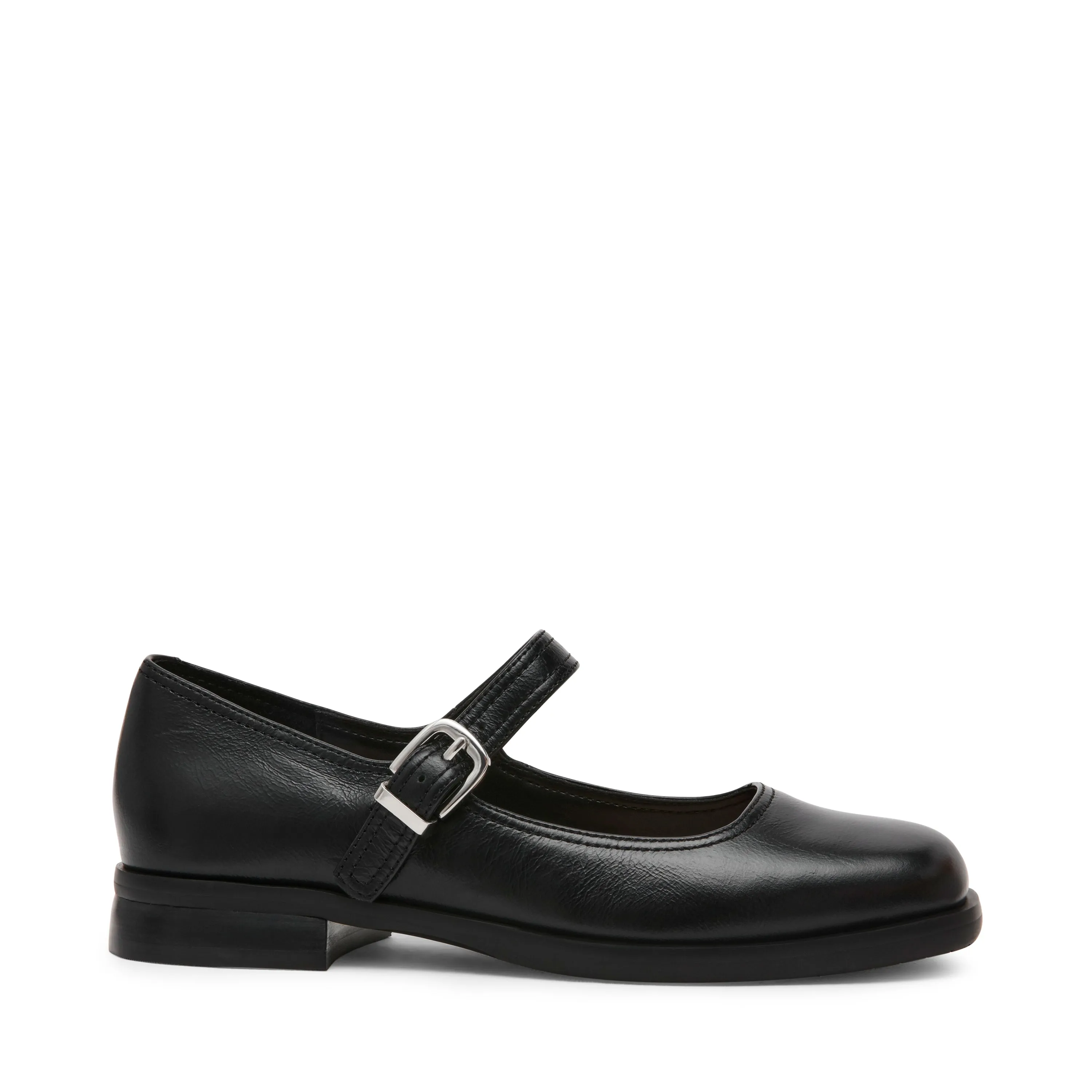 Delancy Flat Shoe BLACK LEATHER