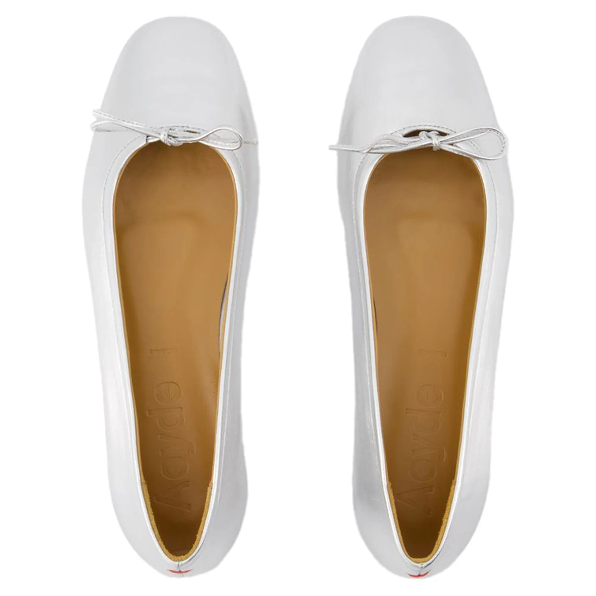 Delfina Ballerinas - Aeyde - Leather - Silver