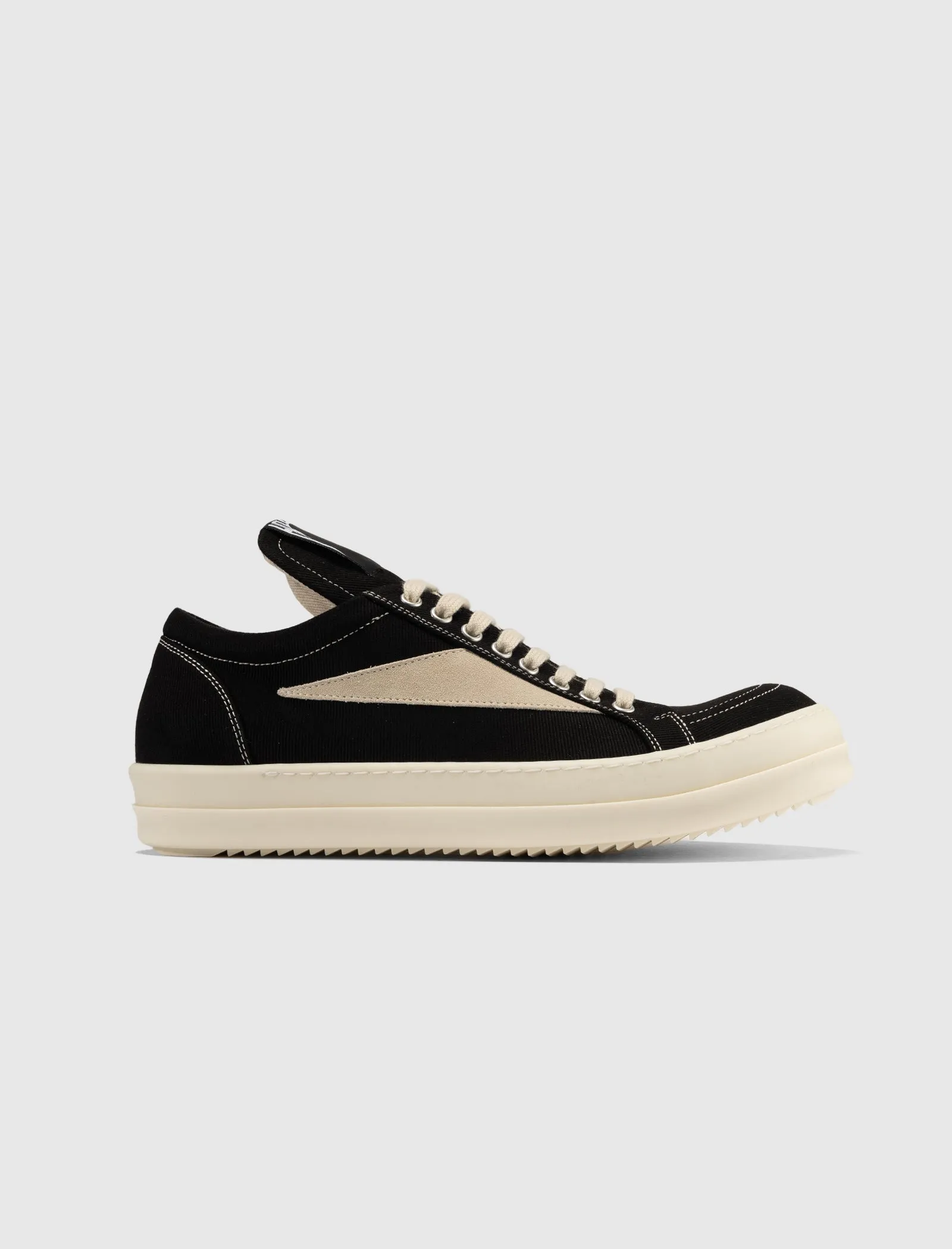 DENIM VINTAGE SNEAKERS "BLACK/MILK"