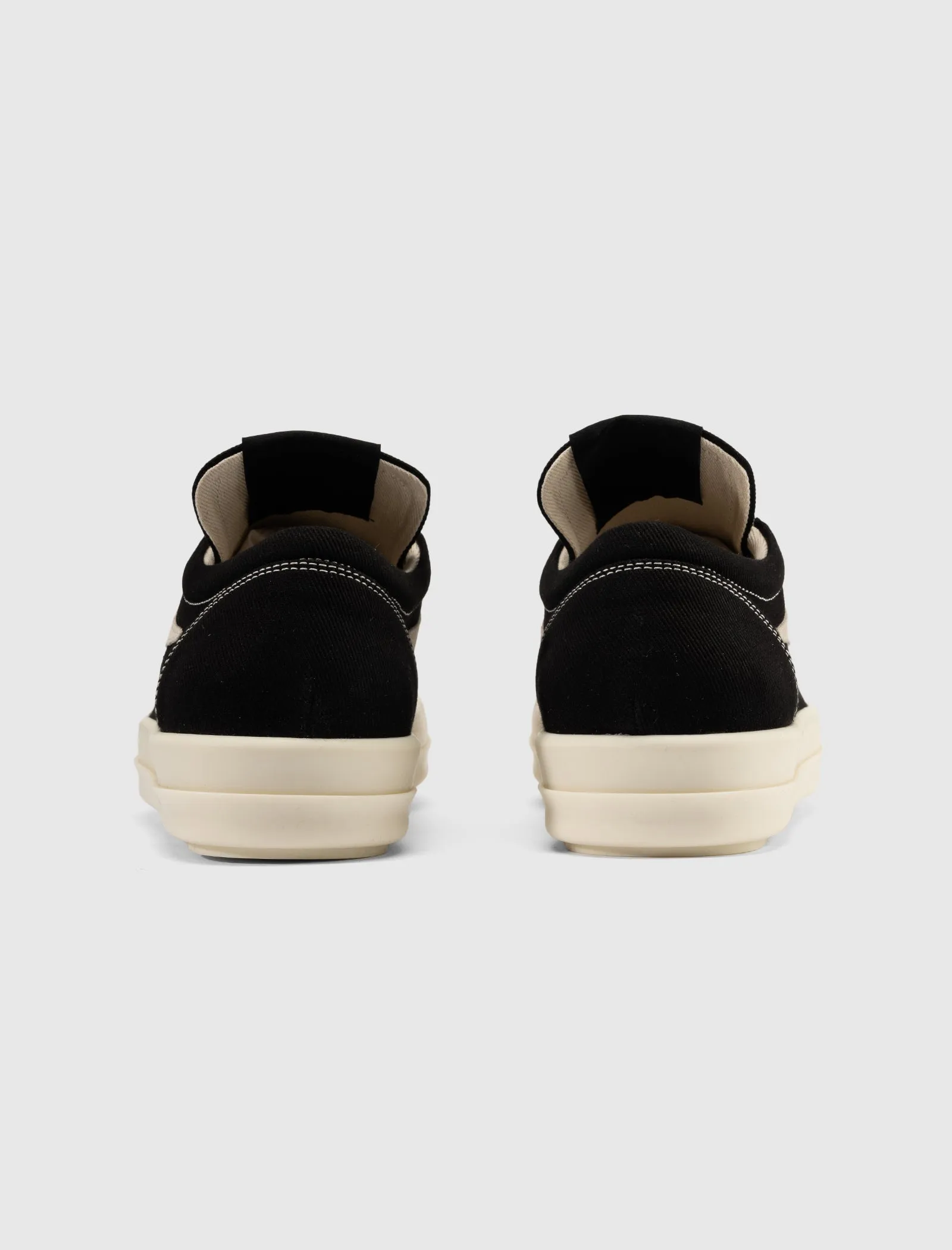 DENIM VINTAGE SNEAKERS "BLACK/MILK"