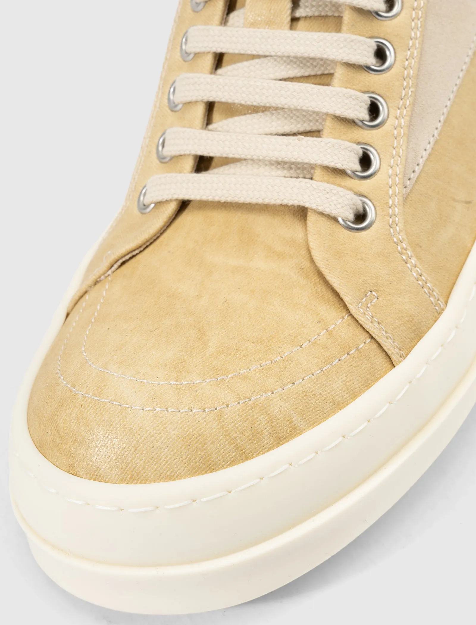 DENIM VINTAGE SNEAKERS "PARCHMENT/MILK"