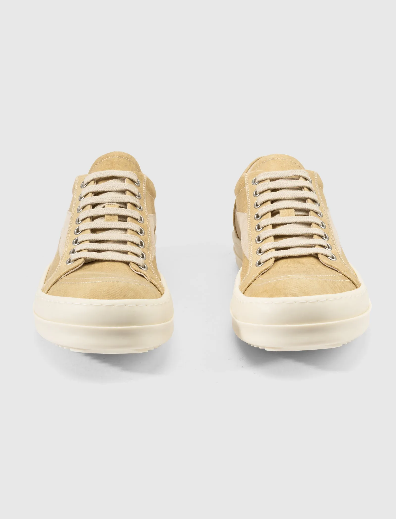 DENIM VINTAGE SNEAKERS "PARCHMENT/MILK"