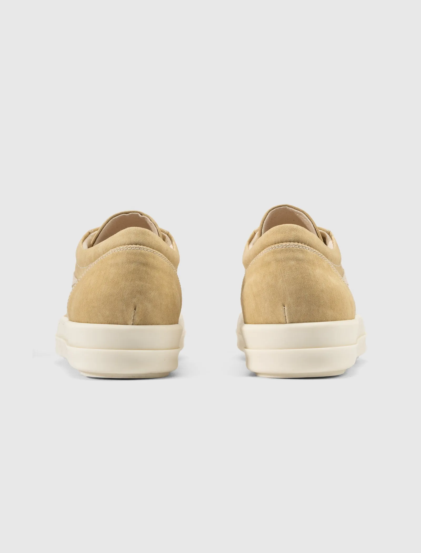 DENIM VINTAGE SNEAKERS "PARCHMENT/MILK"
