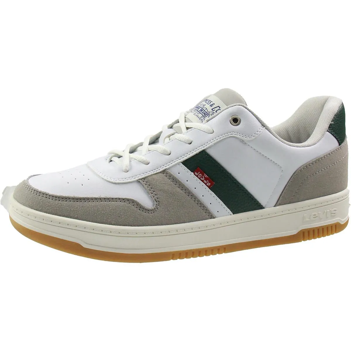 Drive Lo Mens Lace-Up Faux Leather Casual And Fashion Sneakers