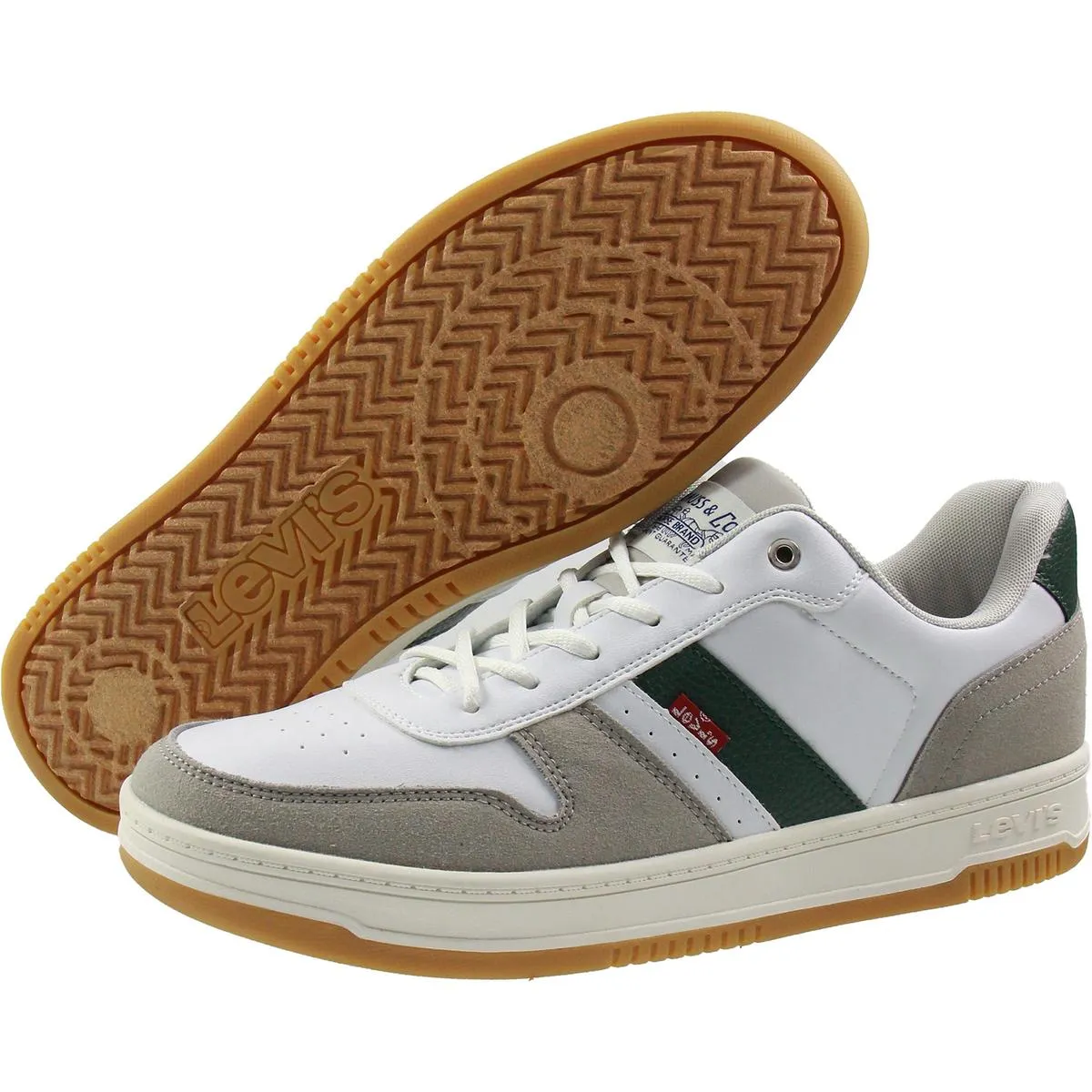 Drive Lo Mens Lace-Up Faux Leather Casual And Fashion Sneakers