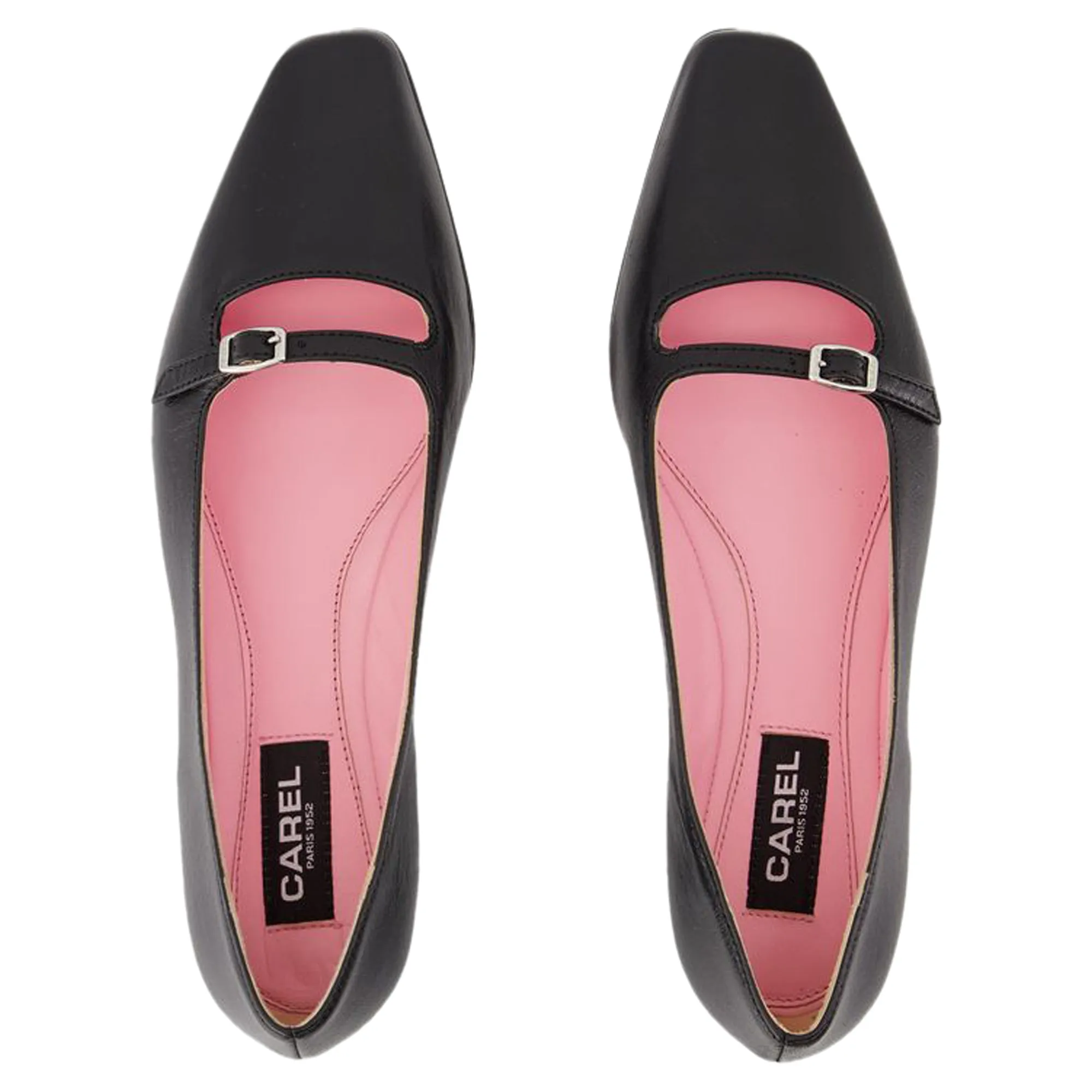 Emilie Ballerinas - Carel - Leather - Black