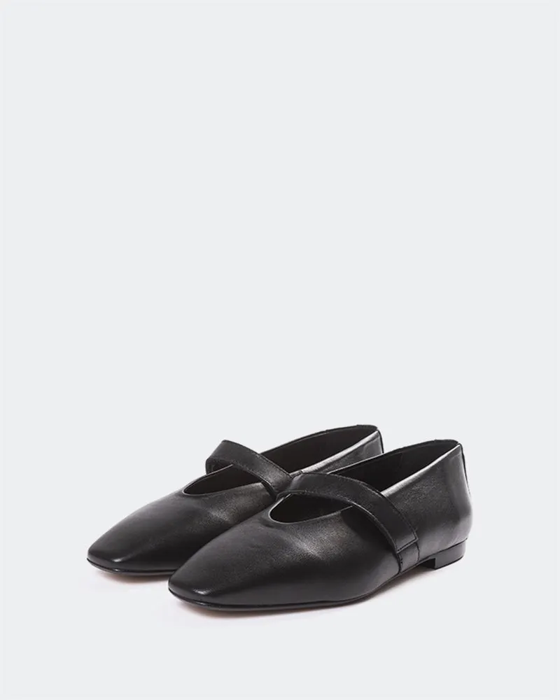 Flordeliz Black Leather