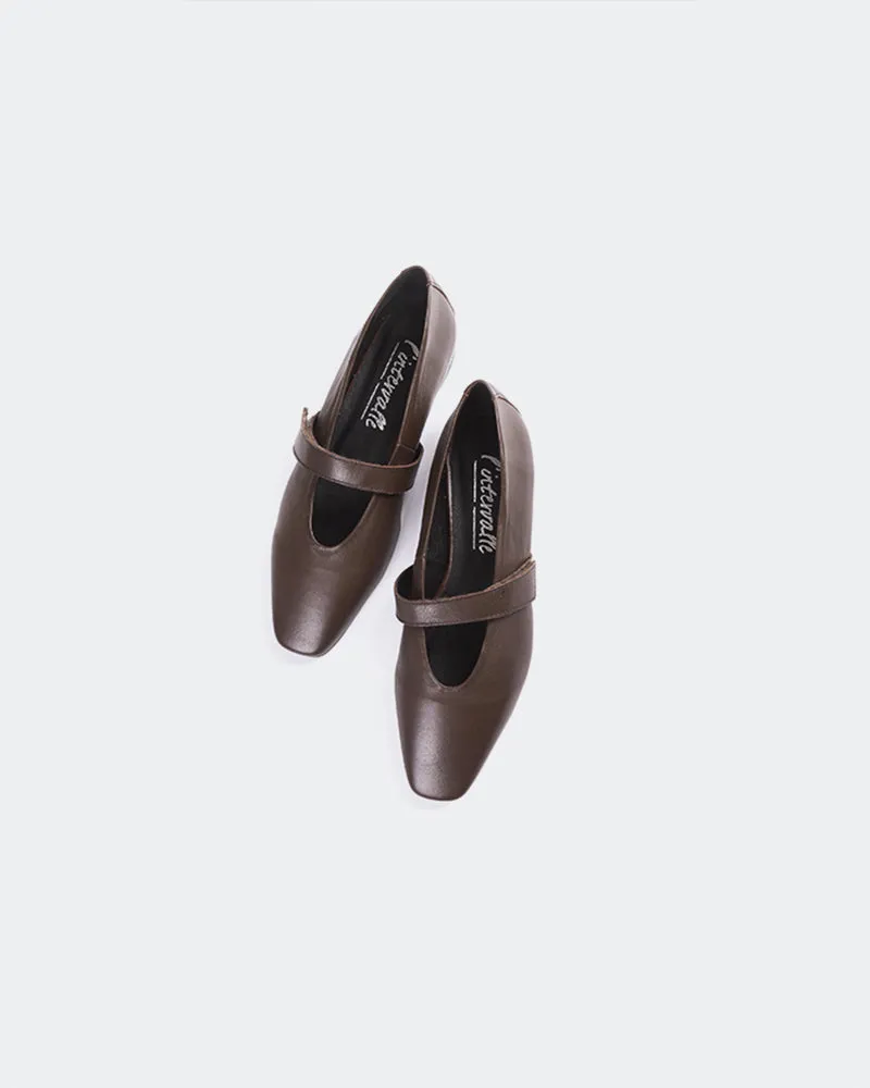 Flordeliz Brown Leather