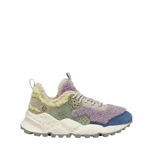 Flower Mountain Womens Kotetsu Trainers Violet / Lime