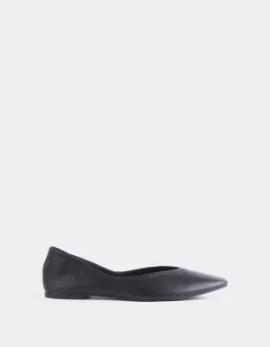 Glissandra Black Leather