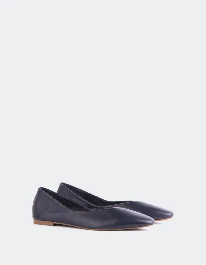 Glissandra Navy Leather