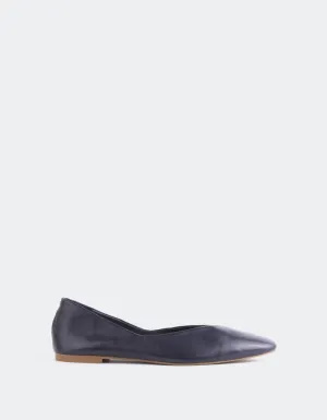 Glissandra Navy Leather