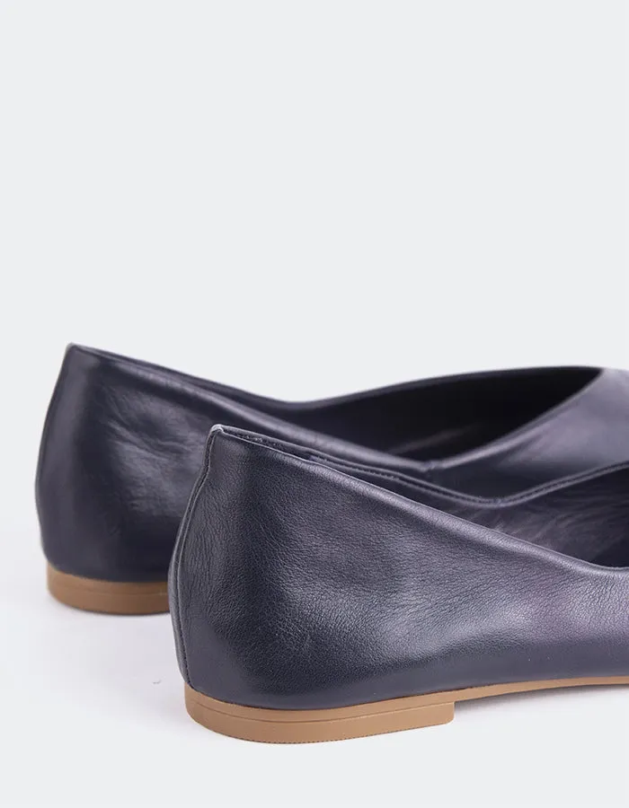 Glissandra Navy Leather