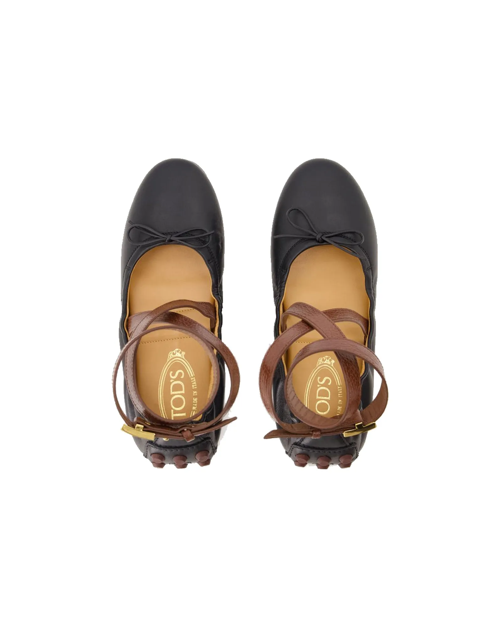 Gommini Ballerinas - Tod's - Leather - Black