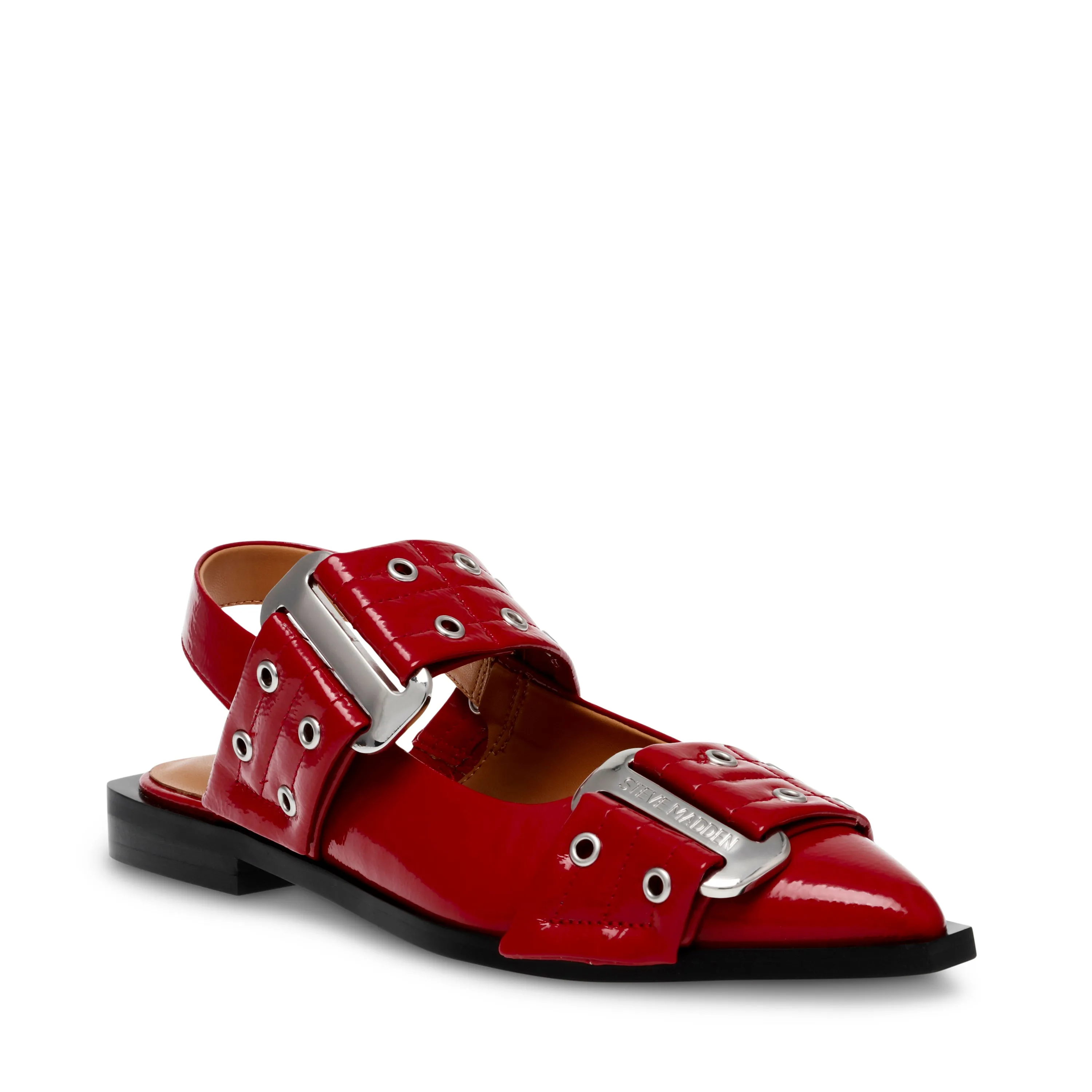 Grand Ave Flat Shoe RED PATENT