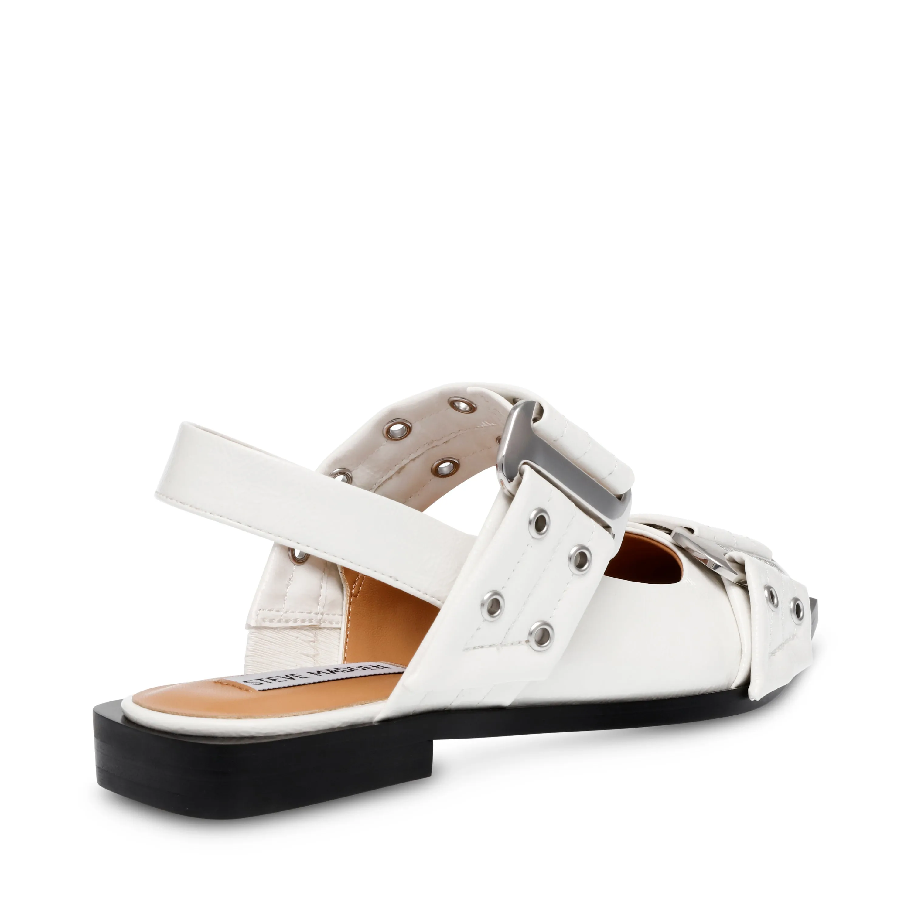 Grand Ave Flat Shoe WHITE PATENT