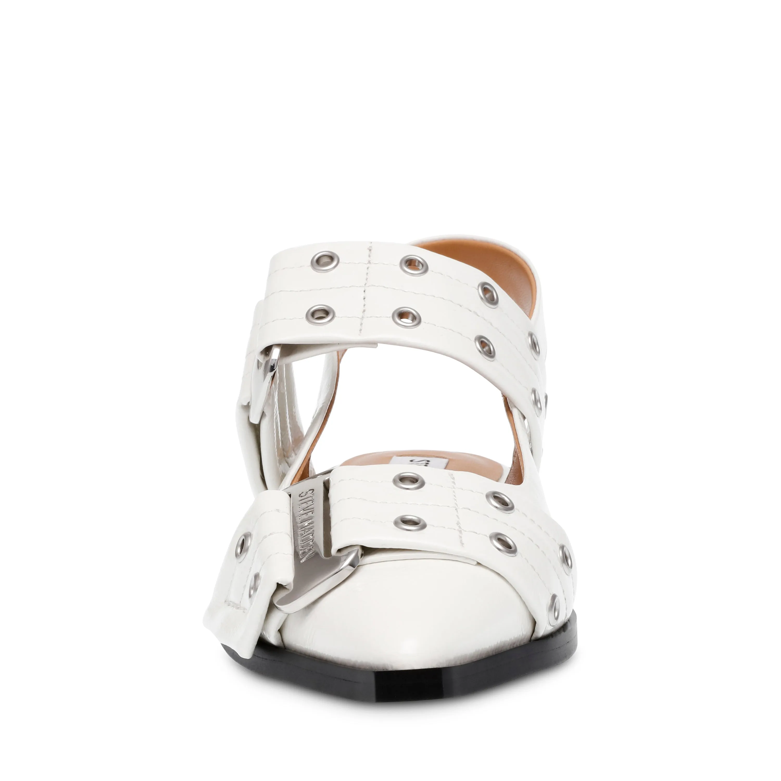 Grand Ave Flat Shoe WHITE PATENT