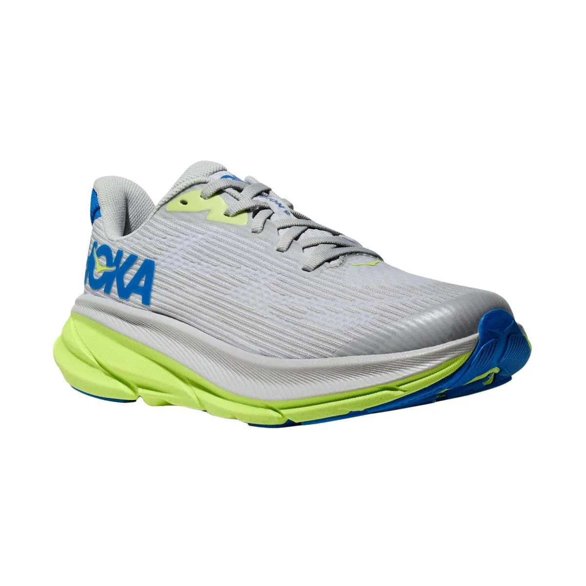 Hoka One One Kid's (Grade School) Clifton 9 Stardust/Electric Cobalt