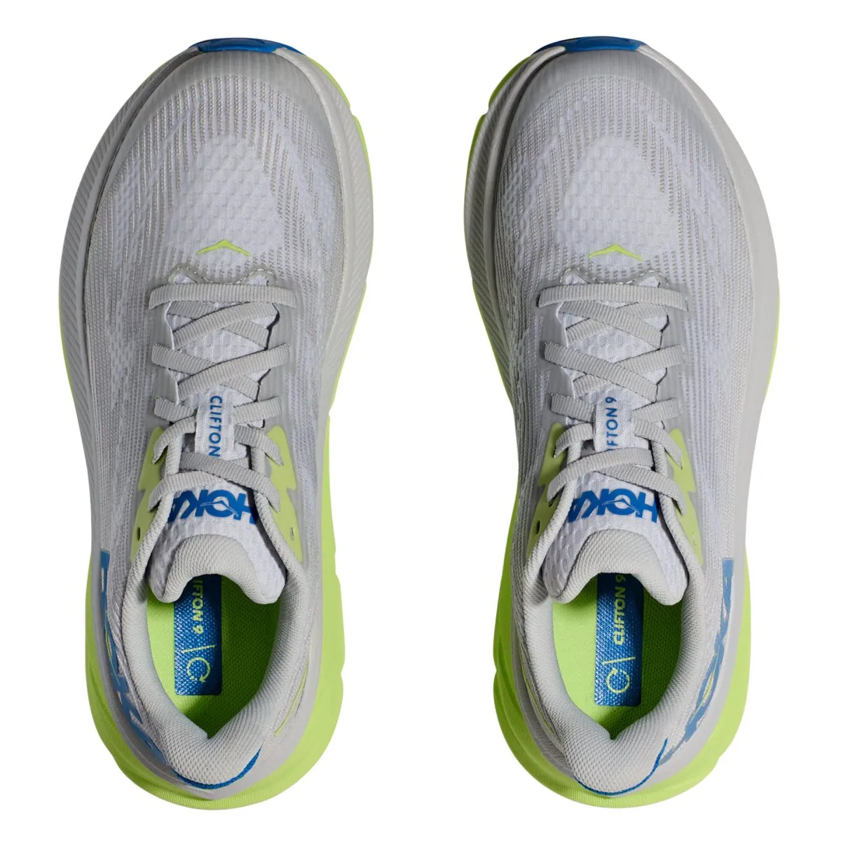 Hoka One One Kid's (Grade School) Clifton 9 Stardust/Electric Cobalt