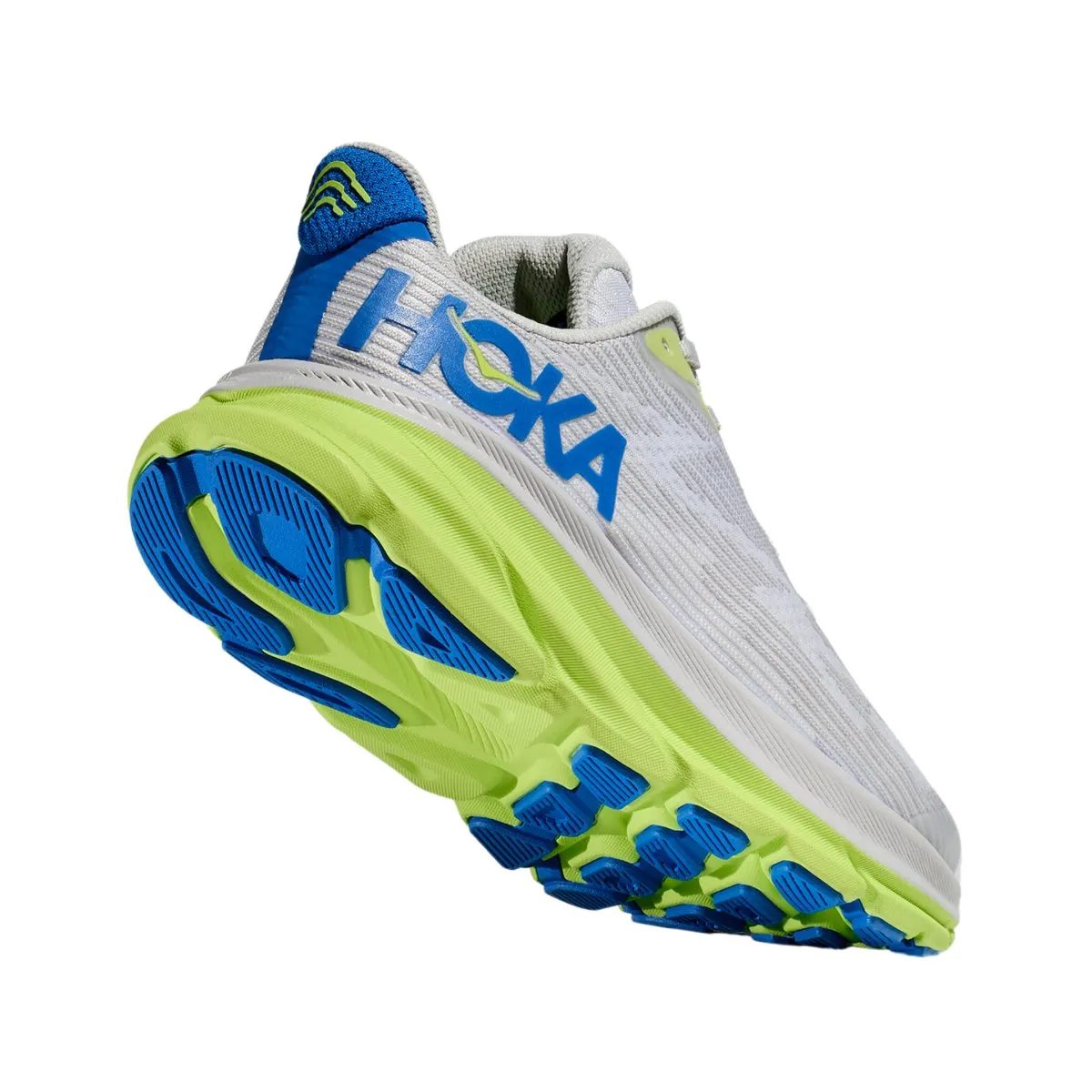 Hoka One One Kid's (Grade School) Clifton 9 Stardust/Electric Cobalt
