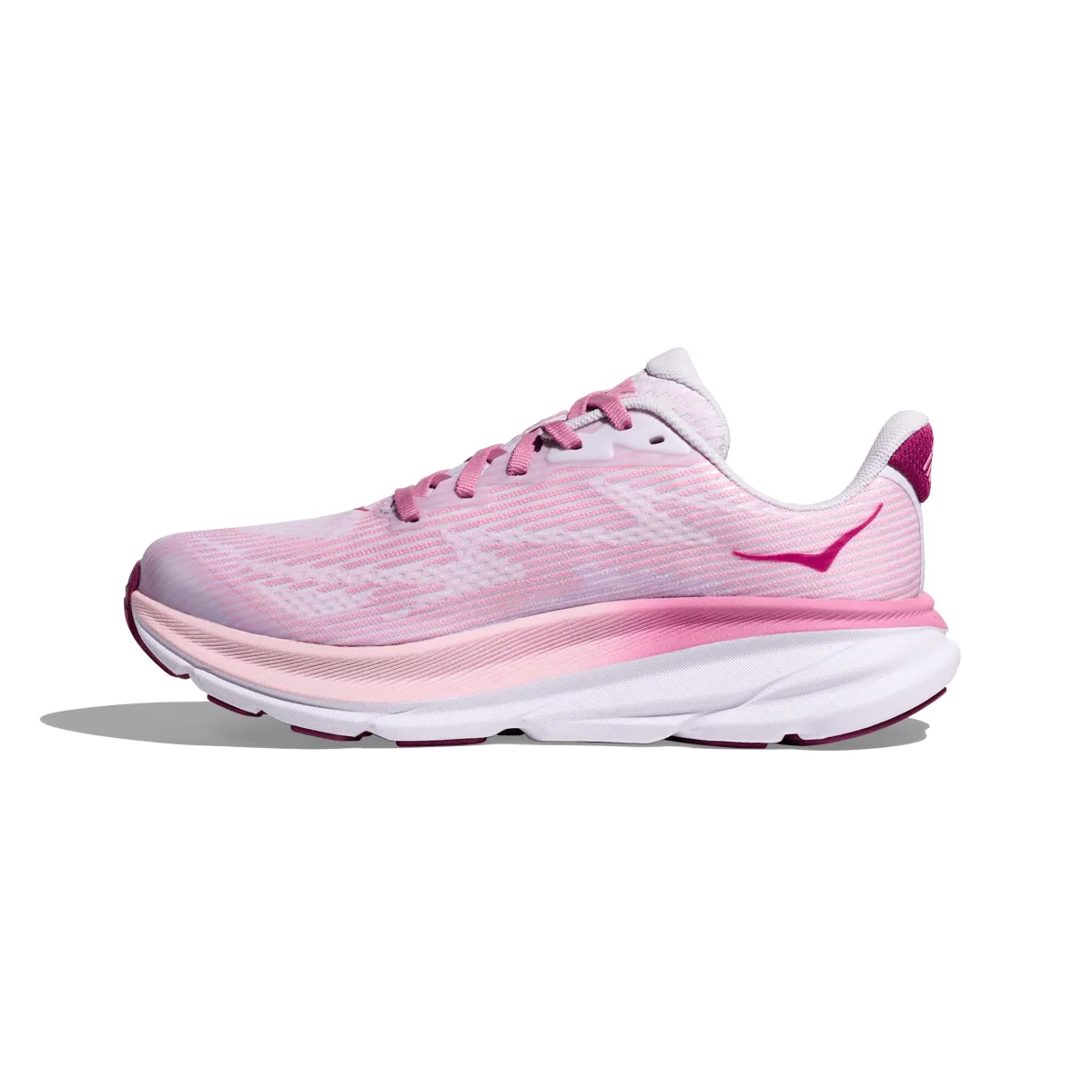 Hoka One One Kid's (Grade School) Clifton 9 Starlight Glow/Wildflower