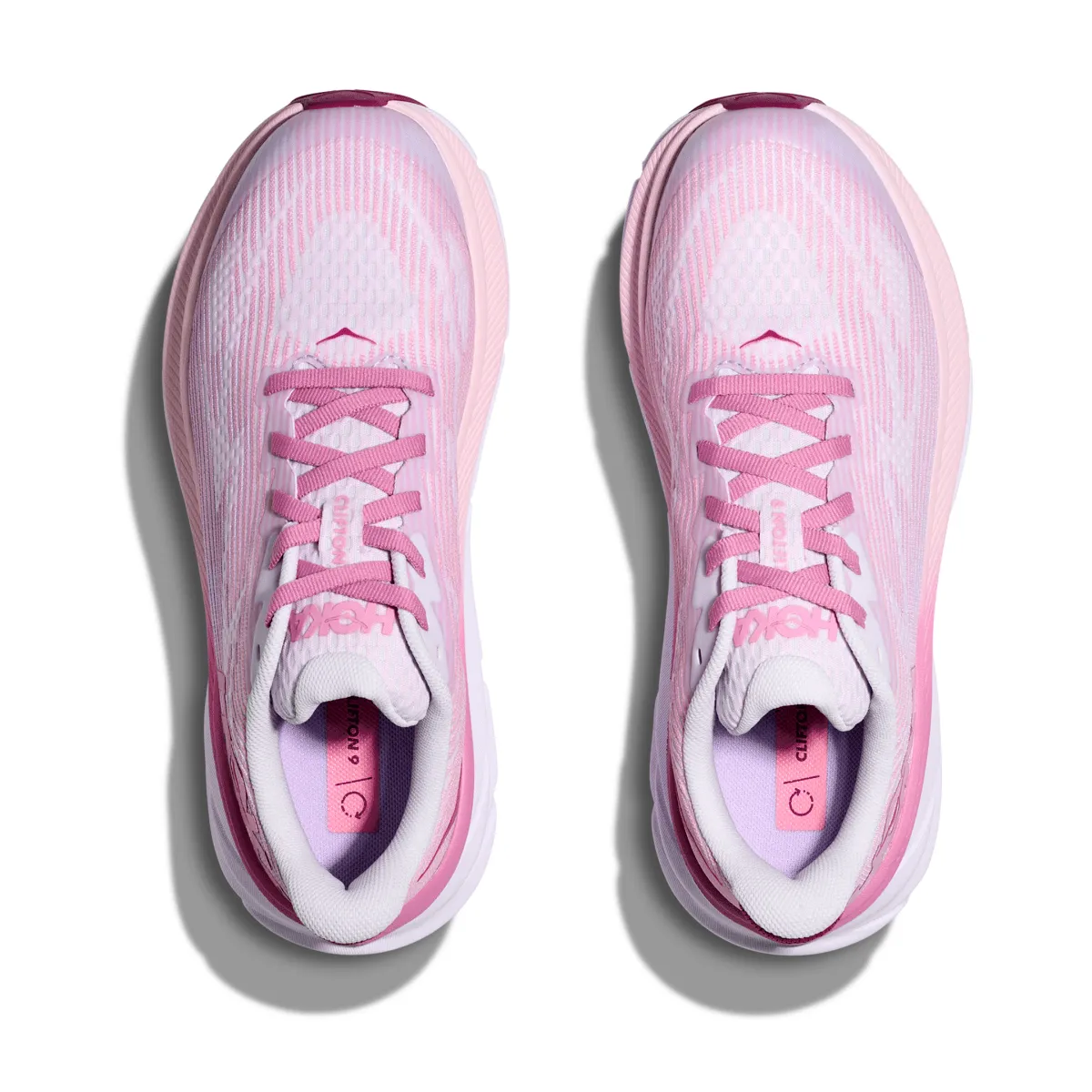 Hoka One One Kid's (Grade School) Clifton 9 Starlight Glow/Wildflower