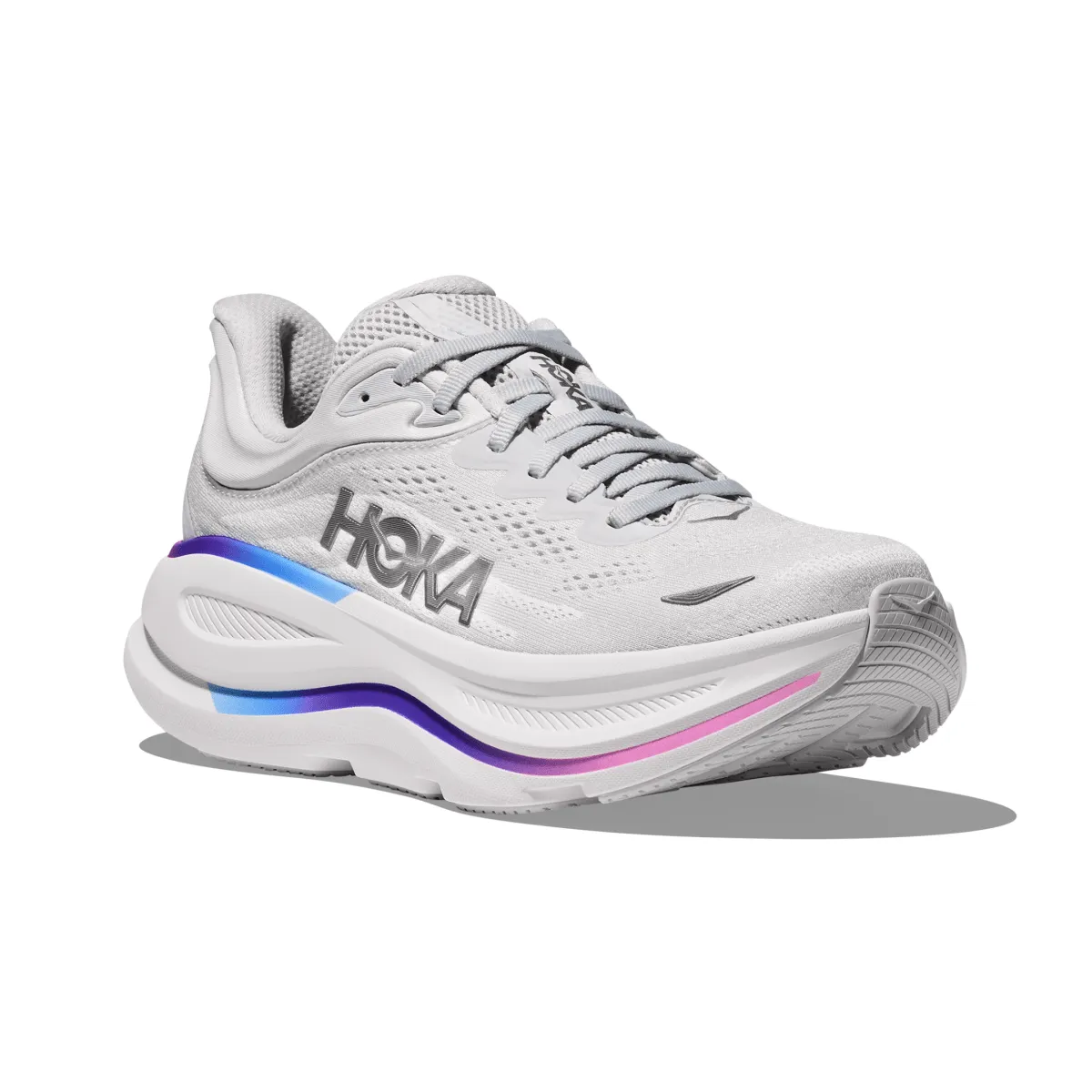 Hoka One One Women's Bondi 9 Cosmic Grey/White